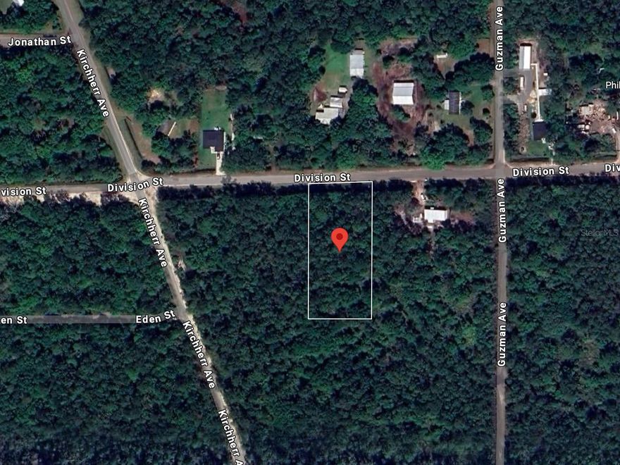 Quiet Country Comfort 1.34 ACRE Buildable lot on Division Street in Flagler Estates. Power Access on lot easement. Well and Septic needed.  Hard packed dirt road maintained by St Johns County, just yards from paved Kirchherr Ave. Old Florida community with wildlife, majestic hardwoods, and a variety of native palms... and it can be ALL yours for under $40k. Only 28 minutes to St Augustine Beach. 34 minutes to Historic Downtown St. Augustine. Just 15 miles to Palatka, 20 mins to the St. Johns River. Jacksonville International Airport 1 hour north, and Daytona Beach International Airport 1 hour south. Convenience store and a Dollar General just minutes away. Buildable. Reference the lot next door (21-10-28-2775-00040-0370), Flagler County Permit #2023080155. From 95, US1 to CR 204.  This becomes CR 13.  Proceed 8 miles.  Turn LEFT at Dollar General onto Flagler Estates Blvd.  Proceed 1.7 miles.  LEFT onto Kirchherr Ave.  Proceed 2.9 miles to Division St.  LEFT at Stop sign, property is located 500 ft EAST on the RIGHT hand side.  DRY LAND. None Flood Zone X.   LOCATION 29°37'23.3''N 81°26'14.8''W