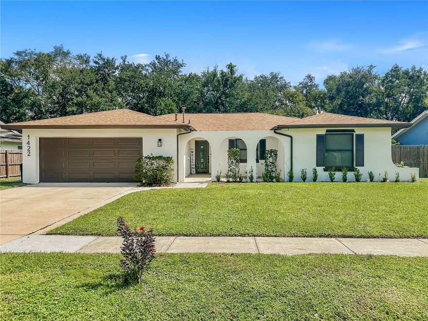 INCREDIBLE OPPORTUNITY!  5.75% ASSUMABLE MORTGAGE Interest Rate Available, making it an excellent opportunity for qualified Buyers. Welcome to 1422 Tierra Circle, beautifully refreshed immaculate pool home located in the well-established community of Casa Aloma, featuring 4 bedrooms, 2 full bathrooms and open floor plan.  You will notice the enhanced curb appeal from the moment you arrive with newly painted exterior and driveway along with lush landscaping, creating a warm and inviting first impression.  Many wonderful upgrades include a newer roof (2022), HVAC system (2022), screened backyard patio (2023), new pavers and exterior shutters for added curb appeal, updated light fixtures, beautiful new front exterior door, new pool pump and luxury vinyl and carpet flooring (2022). The spacious living room flows into a versatile bonus area, both with excellent backyard pool views from the large window and sliding doors, allowing natural sunlight in. The bonus area is currently used as a playroom and ideal for an office space, library, bar or reading nook, leading to the kitchen. The kitchen is a chef’s delight, with stainless steel appliances, a gas stove and granite countertops, overlooking the dining room and sliding doors that open to the spacious screened patio and fenced backyard paradise. The large primary suite offers a peaceful retreat with double his-and-her closets and private ensuite bath, while three additional bedrooms provide flexibility for family, guests, or work-from-home needs. Step outside and enjoy true Florida living in your private backyard paradise, with a spacious screened patio, freshly painted pool deck, sparkling pool and an abundance of fruit trees, including limes, avocados, bananas, guavas, and mangos, perfect for entertaining or simply relaxing in the sunshine while enjoying fresh produce right at home. EXCELLENT LOCATION zoned for top-rated schools, minutes away from AdventHealth, Full Sail University, FL-436, and endless shopping and restaurants nearby. Come take a tour of this immaculate 4 bedrooms, 2 bathrooms immaculate pool home today!