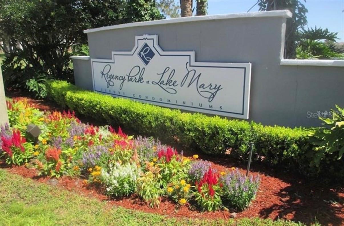 REGENCY PARK AT LAKE MARY A CONDO - Residential