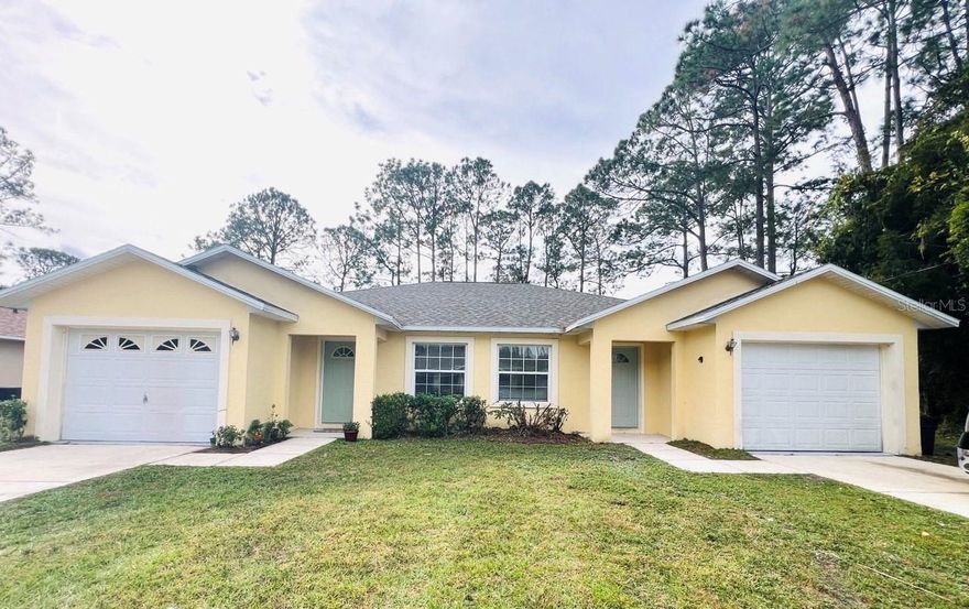 This spacious 2 Bedroom, 2 Bathroom home offers a bright, open floor plan, a large living area, and an eat in kitchen. Both bedrooms are generously sized, and the primary suite includes a private bathroom. Home also includes am attached one car garage and indoor laundry hookups.