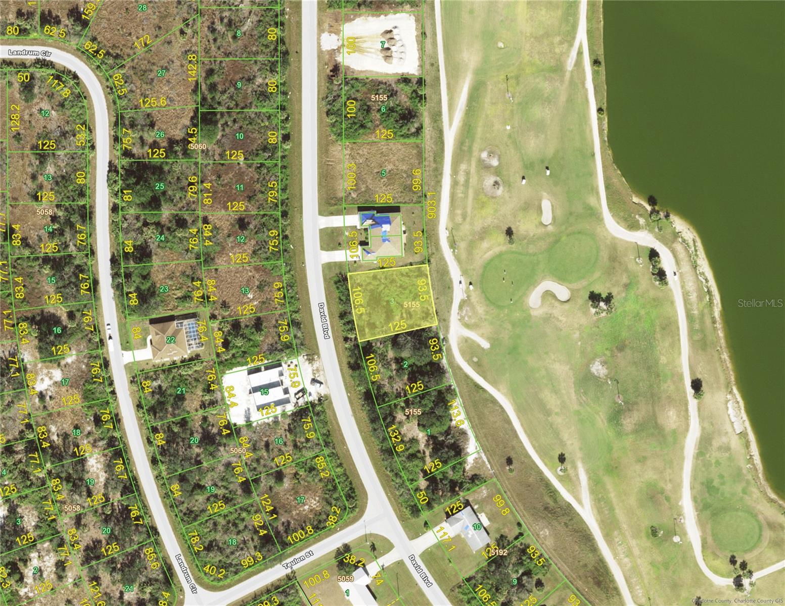 Golf course view with this great duplex lot overlooking green and golf course view. Lot has been cleared, survey completed. Buy now and build later. Must see the view.