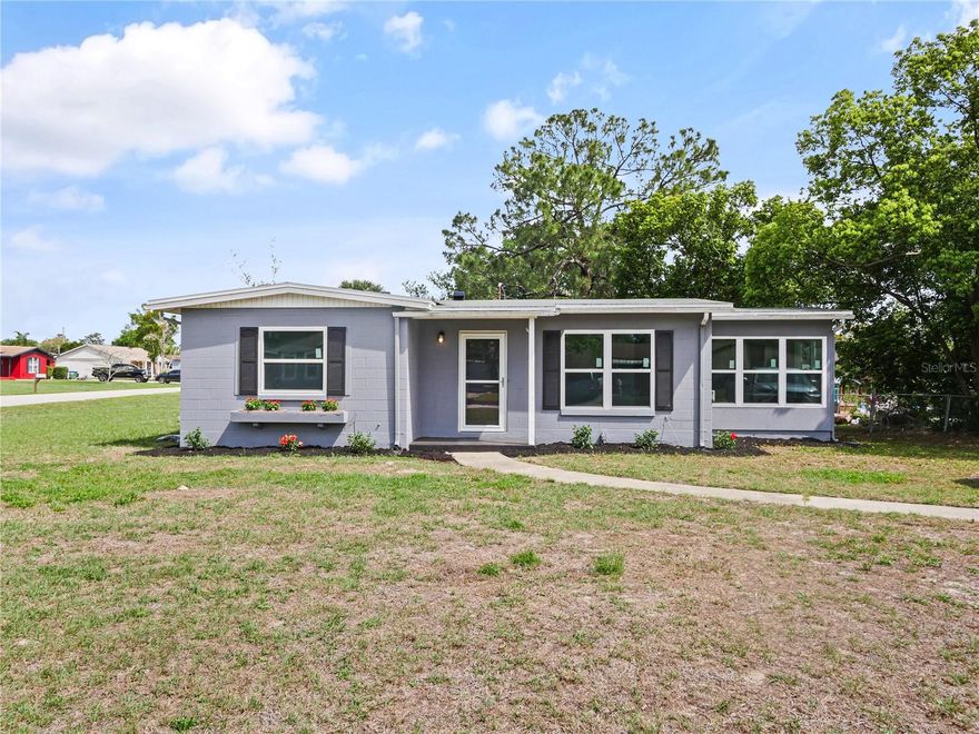 Welcome to this beautifully updated 2-bedroom, 1-bath home in Deltona that truly checks all the boxes for peace of mind and everyday comfort. Major updates have already been taken care of for you, including a 2021 roof, 2020 AC, updated windows (2020), replumbed system, and new electrical panels, giving buyers confidence in the big-ticket items. The renovated bathroom adds a fresh, modern touch to the home. Inside, you’ll find a light and bright layout with plenty of natural sunlight that makes the space feel open and inviting. Step outside to a fully fenced backyard, perfect for pets, entertaining, or simply enjoying your own private outdoor space. This home also comes with a washer and dryer. If you’re looking for a move-in ready home with the important upgrades already done, this is one you won’t want to miss.Deltona offers a great balance of convenience and lifestyle, located just minutes from I-4, making for an easy commute to both Orlando and Daytona Beach. One of the best perks? You’re only about 30–40 minutes to the beaches, so weekend trips to the coast are always within reach.