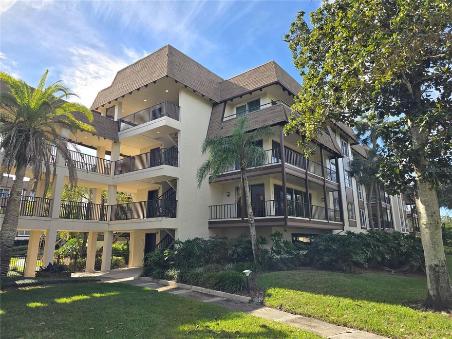 Fabolous Florida Condo in the heart of Countryside! The Community sits adjacent to Countryside Country club along hole #1 on professional Countryside Golf course. Additional community amenities include New Roof ,  assigned, under-building parking space & storage, ample guest parking, lush- tropical landscaping with mature palm trees and native Florida plants nestled along a courtyard walkway leading to relaxing pool. Additionally, there are 2 elevators to comfortably bring you to the third-floor double door entry to your new home.  Inside you’ll discover the kitchen opens to a dining/breakfast area near the open oversized living room with wet bar and a gorgeous view through the sliding glass doors that open to the expansive wrap around balcony to sit and enjoy the outdoors. Features include a private laundry room with utility sink & full-sized washer & dryer. Down the hall there are 2 bedrooms adjacent to a main bathroom great for an office or guests. The primary bedroom suite has a large walk-in closet, double sink vanity & shower. Updates include: A/C 2023  /Water heater 2024/ Frige 2024/Dishwasher 2023/New sink & Disposal 2024/Granite Bathroom Counters 2024/ Dryer included(new 2024) . Brynnwood is a 55+ community. The Countryside Country Club offers golf, tennis, fitness center, and social memberships and is right next door! The Countryside Library and Countryside Recreation Center are just down the street, while the Countryside Mall, offers shopping, restaurants and movie theaters as additional plus. Located near Top rated Beaches, downtown Safety Harbor & Dunedin! Easy commute to Tampa, St. Pete, Tampa or Clearwater/ St Pete International Airport, Tampa Cruise Port and many professional golf courses.