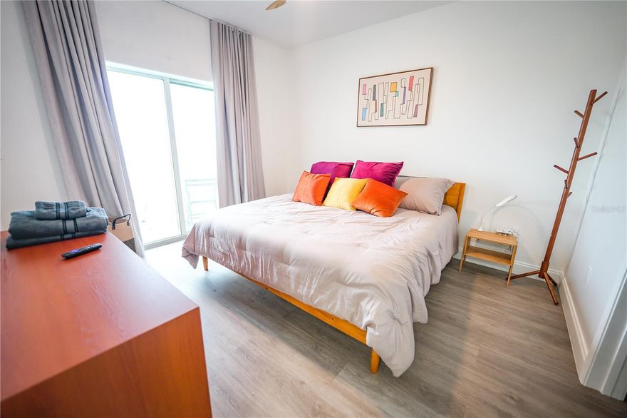 Experience the perfect mix of comfort and opportunity with this fully furnished 11th-floor condo featuring beautiful lake and pool views. Ideal as a vacation home or an income-producing Airbnb, this move-in-ready unit has everything you need, including a spacious layout with a bunk bed and a private balcony where you can enjoy Disney’s nightly fireworks. Located just minutes from Disney, world-class dining, shopping, and the Orlando International Airport. Enjoy resort-style amenities such as two pools (one heated), a baby pool, hot tub, fitness centers, a lakeside boardwalk, fishing pier, game room, and a poolside tiki bar. Whether you prefer relaxing by the pool or fishing by the lake, there’s something here for everyone. You can self-manage or hire a management company for hassle-free income. Don’t miss your chance to own this beautiful condo with amazing views and great rental potential.