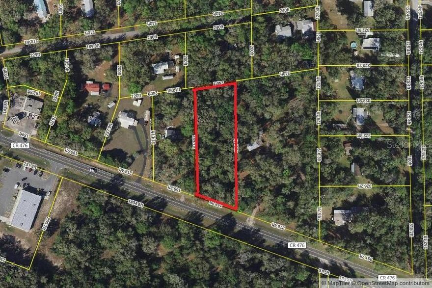 One or more photo(s) has been virtually staged. Vacant Land Opportunity in Bushnell!Beautiful 1.48-acre tree-shaded lot located on CR 476, just east of 9144 CR 476, offering privacy and a peaceful rural setting. The property is not located in a flood zone and has no HOA restrictions.Zoned for new home construction or manufactured home placement. Well and septic required. A great opportunity for buyers looking to build or place a manufactured home in a quiet area with flexible use.Bring your Cows,chickens and horses! Owner financing available.