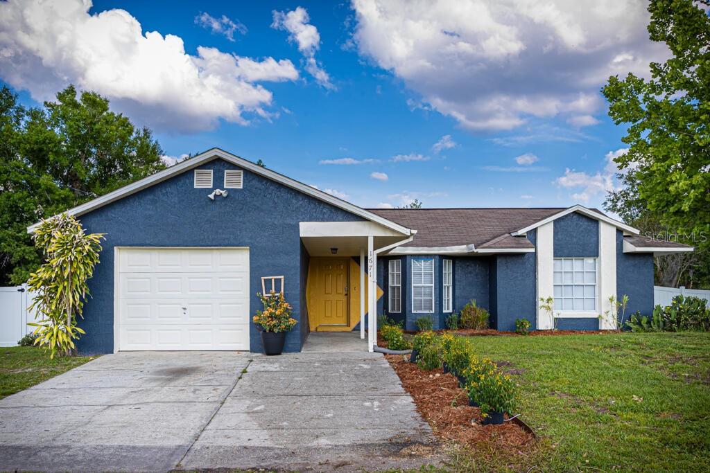 Discover a blend of modern comfort and natural serenity in this turnkey, nature-view retreat. This beautifully updated home has a rare opportunity, whether you're seeking a full-time residence, a second home.
Currently a thriving Airbnb, this three-bedroom, two-bathroom haven rests on a spacious quarter-acre lot, providing peaceful views of conservation land and a pond behind the backyard. Step inside and be greeted by sun-drenched interiors, soaring ceilings, and elegant tile flooring that flows seamlessly throughout. The open concept living and dining area is thoughtfully designed with stylish decor, creating an inviting space for unforgettable gatherings.
The kitchen is equally impressive, boasting ample counter and cabinet space, new appliances, a convenient pantry.
The primary suite is a sanctuary of its own, featuring designer lighting, a walk-in closet, and an en-suite bath with a tile shower and tub. Two additional guest rooms, one with dual beds and another with a queen, has comfort and flexibility. The secondary bathroom adds a touch of rustic charm with wood panel accents and a tiled tub/shower combination.
Step outside through sliding doors to a fully fenced backyard that has boundless potential for a garden, play area, or simply a quiet space to unwind. You'll also appreciate the new roof and solar panels, which contribute to lower power bills. Plus, with no HOA, you have the freedom to store your boat, RV, or other toys with ease.
This home is centrally located just off Old Tampa Highway and only minutes from the vibrant 192 corridor, has convenient access to shopping, dining, and entertainment, all without sacrificing the peace and quiet of nature. Whether you're looking to continue the successful Airbnb or make this your forever home, this is an opportunity you won't want to miss.
-Energy-Efficient Living – Equipped with solar panels in 2023,
-Spacious & Furnished – The home comes entirely furnished except for a few personal items.