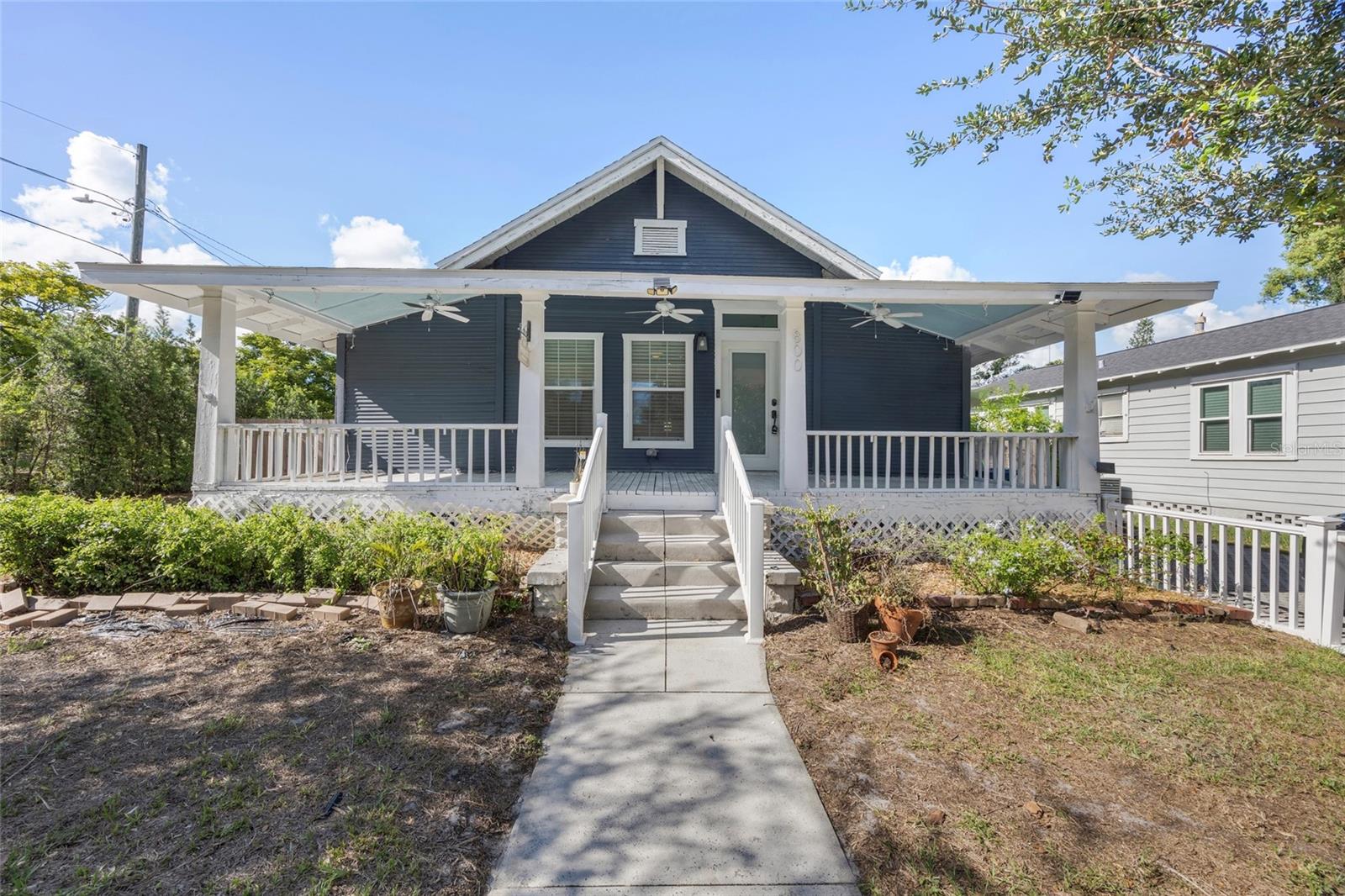 Welcome to this beautifully upgraded Seminole Heights bungalow, perfectly blending timeless character with modern updates! This 3-bedroom, 2-bath home sits on a spacious corner lot and has been thoughtfully renovated from top to bottom.
Step inside to find a bright, open floor plan featuring high ceilings, abundant natural light, and fresh interior finishes. The fully remodeled kitchen boasts quartz countertops, stainless steel appliances, and new cabinetry—ideal for cooking and entertaining. Both bathrooms have been tastefully updated with new vanities, designer tile, and glass shower doors.
Major updates provide peace of mind, including a brand-new roof and recently repaired foundation. Additional improvements include updated electrical and plumbing fixtures, new ceiling fans, and modern lighting throughout.
Relax on the large front porch or enjoy the fully fenced backyard, offering privacy and plenty of room for gatherings, pets, or a future pool.
Located in the heart of Southeast Seminole Heights, you’ll be minutes from Downtown Tampa, Ybor City, Armature Works, local coffee shops, and top dining destinations.
Don’t miss this move-in ready home that combines classic bungalow charm with all the modern comforts buyers are looking for!