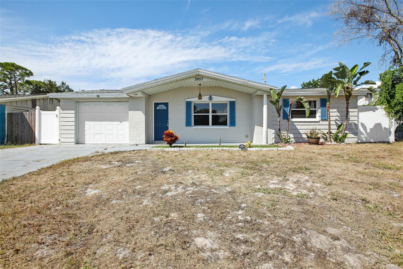 Welcome to this quaint 2-bedroom, 1.5-bath home, perfectly blending charm and functionality. With fresh exterior paint, a new roof installed in 2019, and a new A/C in 2020, this residence offers peace of mind and move-in ready comfort.
Step inside to an inviting open floor plan that creates a spacious feel in the main living area. A versatile bonus room provides additional living space and leads directly to the covered patio, ideal for relaxing or entertaining. The fully fenced backyard adds privacy and space for outdoor enjoyment.
Situated in the convenient subdivision of Beacon Square, this home offers affordable living with the option to join the active Civic Association. Members can enjoy a variety of amenities including a community pool with poolside tiki and BBQ area, clubhouse, fitness center, billiards, air hockey, ping pong, foosball, playground, shuffleboard, cornhole, horseshoes, RV and boat storage, a library, and community activities.
The location is a true highlight, just off US 19, providing easy access to beaches, popular restaurants, shopping, and nearby airports. Whether you’re seeking a primary residence, seasonal retreat, or investment opportunity, this home offers excellent value in a desirable setting.