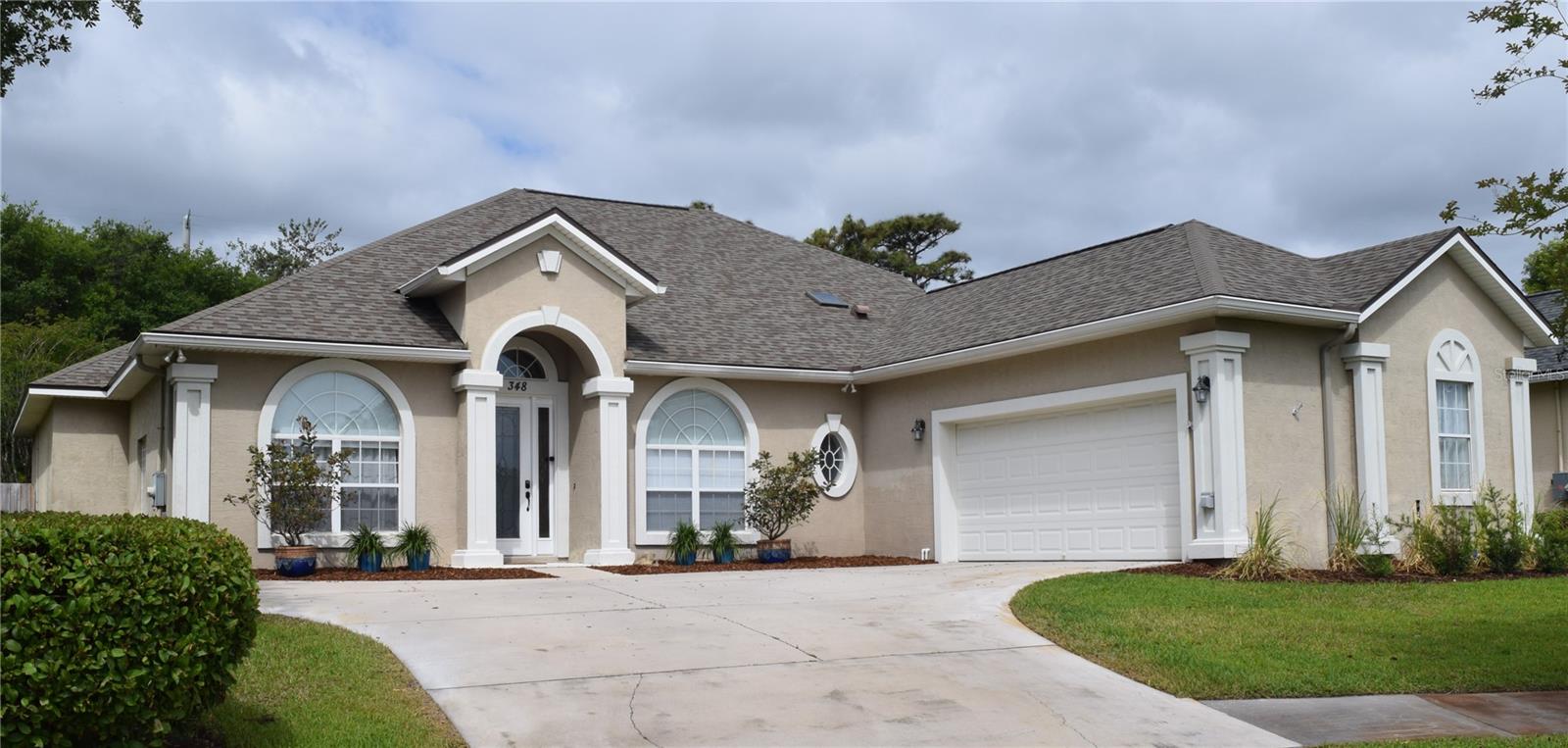 Enjoy a slice of peace and privacy in this Toll Brothers concrete block pool home in Tuscany Ridge. The serenity of this 4br/4ba 2844 sq. ft. home flows seamlessly from the completely redone bathrooms with spa-like appointments to the gorgeous master bedroom suite with marble floors and bamboo inlay. Owner pride really shows with tons of upgrades including new flooring, all new appliances, tankless water heater, new AC, light fixtures & fans, window treatments, storage systems, etc.. Open floorplan with lots of natural light. Enter into the foyer and notice the office space with french doors to the left and dining to the right. Entertaining will be a joy with large kitchen area open to the living room ... all with a great view of the enclosed pool and private backyard setting. Split plan allows for guest room privacy. 4th bedroom or bonus space upstairs with its own upgraded bathroom. Schedule your appointment to truly appreciate all the designer features of this beautiful home!