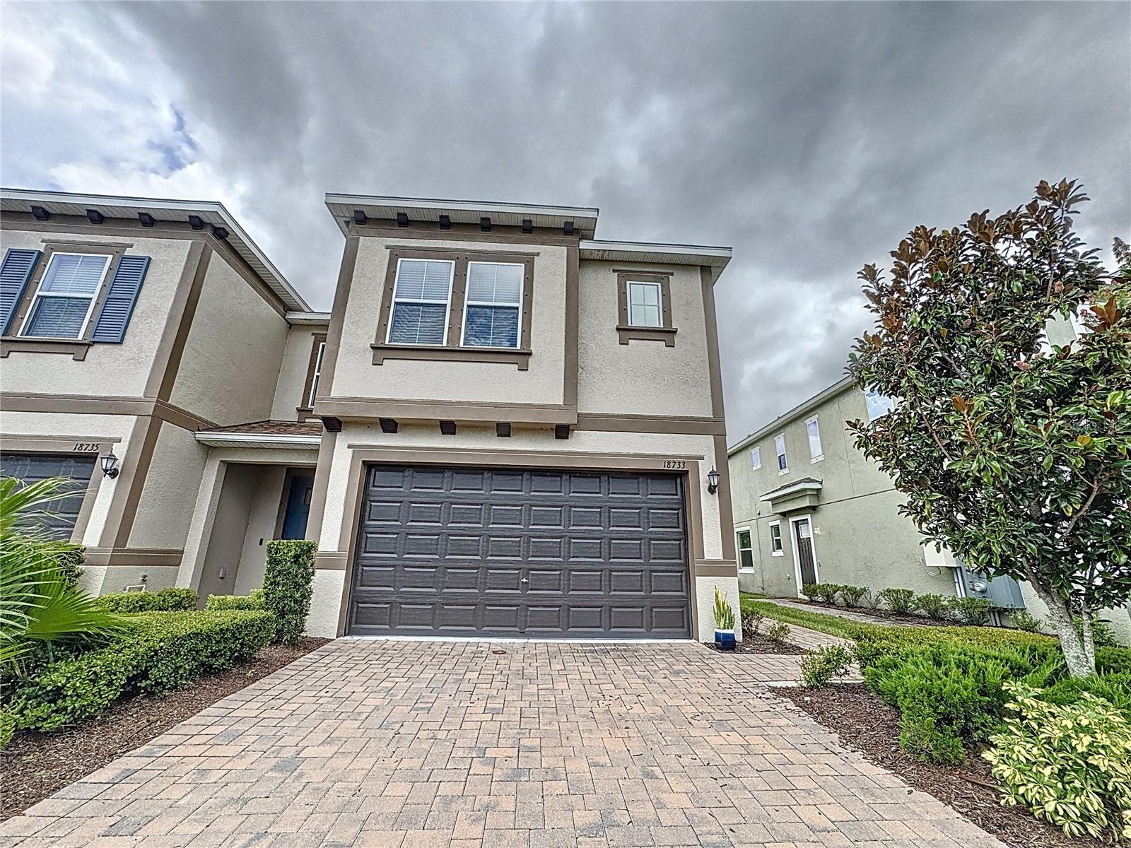 END UNIT townhome with 2-car garage in the gated Sylvan Crossing community featuring fantastic amenities and a resort-style Pool and Cabana in the sought-after "A" RATED McKitrick/Martinez/Steinbrenner School District. You’ll love the open and spacious feel of this corner unit with warm, neutral colors and abundant natural light. Enjoy a large center island in the kitchen, 42” cabinets, a closet pantry for ample storage, stainless steel appliances – and crown molding throughout the downstairs living space. The oversized primary suite features a large walk-in-closet, crown molding, as well as dual vanities and a spacious shower in the bath. The loft separates the primary bedroom from the other bedrooms upstairs and can be used as a HOME OFFICE, playroom, or den. The laundry room is conveniently located upstairs – even the washer/dryer ARE INCLUDED. Currently tenant occupied, this home also offers a tranquil pond view in the back, perfect for relaxing and enjoying the outdoors. All this in a community that offers a sparkling pool, cabana, outdoor kitchen and BBQ area, walking trail and amenity center. Excellent location in Lutz, just north of Tampa, with convenient access to shopping and restaurants (Publix, Target, and Walmart are within 6 minutes drive) …. as well as fantastic beaches – and in sought “A” RATED SCHOOLS (McKitrick/Martinez/Steinbrenner)! Don’t wait: Schedule your showing today.