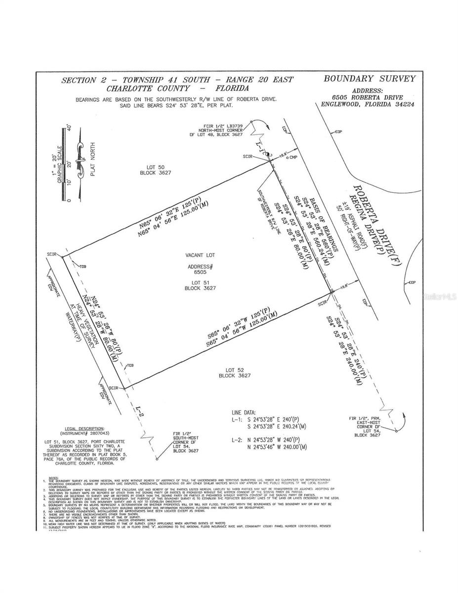 PORT CHARLOTTE SEC 062 - Land