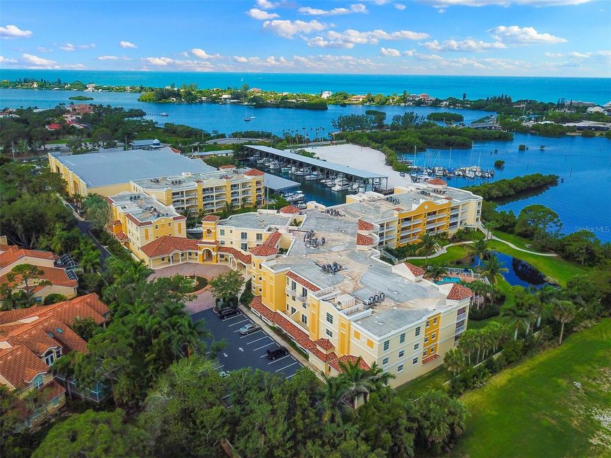 One or more photo(s) has been virtually staged. Massive Price Reduction! Original Listing Price was $810,000. Reduced by $135,000 to $675,000. Seller is motivated! 
Step into this luxurious, meticulously maintained 3-bedroom, 2-bath condo featuring high ceilings, granite countertops, updated appliances, and a separate laundry room. Enjoy magnificent views of Little Sarasota Bay and a lively canal where mullets jump and manatees play. Recent updates include a new water heater and A/C in 2023 and fresh paint in 2025. This unit has no hurricane damage. The Villas at Osprey Harbor Village offers a thoughtfully planned, well-constructed buildings with an on-site property manager, a recently updated clubroom, a well-equipped gym, jacuzzi, sauna, and shower room, and a kayak launch. Perfect for year-round living or seasonal residents, it provides a resort-like lifestyle. This location is a nature lover's paradise. Residents of the Villas enjoy morning and evening walks on Casey Key Road for beautiful sunset and dolphin sightings. Many fishing spots are all around the neighborhood. Newly opened Midnight Pass is also short boat ride away. That is not all! Nearby attractions include award-winning Oscar Scherer Florida State Park, Marie Selby Gardens at Historic Spanish Point, and Blackburn Point Park. Within a stroll, residents can enjoy the historic Casey Key Fish House restaurant, Tikki Bar where live bands play, and Deep Lagoon Sea Food Restaurant with fantastic view. Publix shopping center is located at the end of the block (5 minutes or less by car), Walmart is also nearby. Conveniently located between Sarasota and Venice downtown, close to top restaurants, cultural events, theaters, and just minutes from Siesta Key Beach-consistently ranked among the world’s best beaches-and Nokomis Beach, a local favorite. This location is simply the best in all of Sarasota County! Oh yes, there is also a full-service marina with both dry and wet slips located just outside the door. This sturdy well built home is ready for a new owners to embrace the joys of living on Little Sarasota Bay. Don't let this one get away!

*** Boat Slip on site available for sale, to be sold separately. Also, full service marina next door has number of slips available for rent and sale.