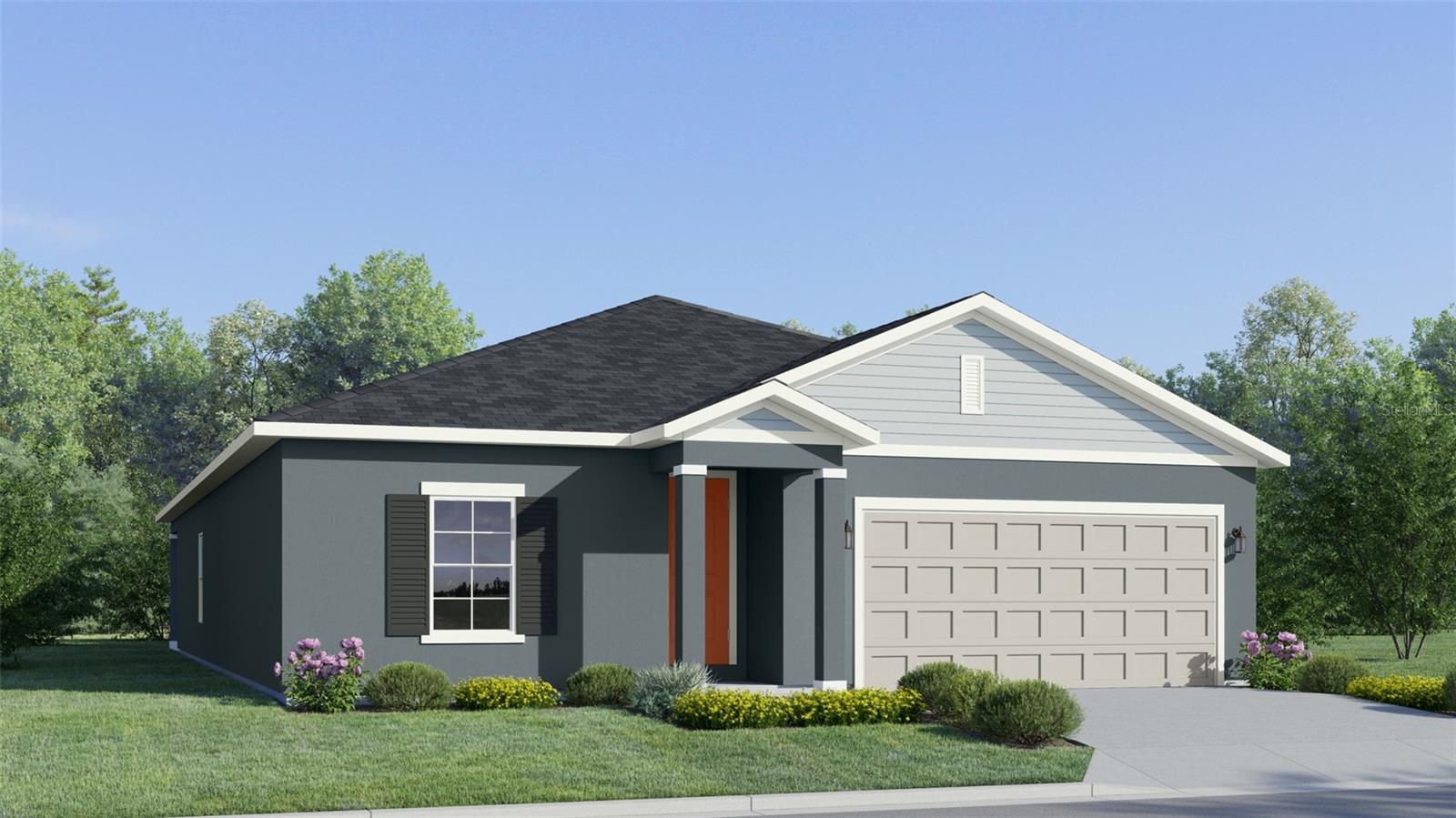 Under Construction. Discover effortless living in this brand-new, single-story gem—featuring 4 bedrooms and 2 baths with an inviting layout tailored for both everyday life and gathering. The kitchen shines with quartz countertops, stainless steel appliances, and an island perfectly placed to connect with the living and dining areas. Step through glass sliders to the covered lanai, ideal for morning coffee or evening unwinding.
The owner’s suite serves as a peaceful haven, while the additional bedrooms offer flexibility—from guest rooms to home offices. An attached garage adds practicality to your living. Nestled in a developing community of Grand Park, this home puts you close to shopping, healthcare, and natural Florida charm. Under construction. Illustrative photos only—finishes, design, and availability are subject to change.