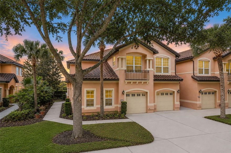 One or more photo(s) has been virtually staged. Experience resort living at its finest with this beautifully maintained 3-bedroom, 2-bath first floor condo offering 1,824 square feet of thoughtfully designed living space with breathtaking views of El Campeón, one of Mission Resort’s award-winning golf courses. From the moment you step through the foyer, you’re welcomed into a spacious living room filled with natural light and soaring ceilings that create an open, airy feel. Elegant French doors lead to the screened lanai, where you can relax and enjoy panoramic golf course views. The kitchen offers abundant storage, plenty of workspace, and a charming breakfast nook with bay windows perfectly positioned to overlook the course. The spacious primary suite is a true retreat, featuring double walk-in closets, dual vanities, a soaking tub framed by stately columns, and a walk-in shower. Two additional bedrooms and a full guest bath provide comfort and flexibility for hosting. Additional highlights include tile flooring throughout the main living areas for easy maintenance, tall ceilings, and access to the community pool. Enjoy the incredible lifestyle amenities Mission Resort + Club is renowned for, including two championship golf courses, on-site restaurants, and a luxurious spa. Conveniently located near shopping, dining, and the Florida Turnpike for easy access throughout Central Florida, this home combines comfort, functionality, and incredible scenery in one exceptional setting.