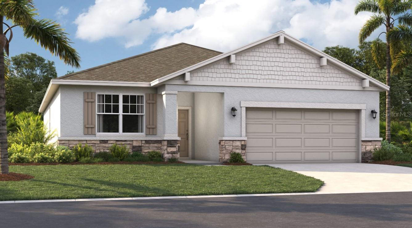 One or more photo(s) has been virtually staged. Under Construction. Stanley Martin presents affordable single-family homes at the Village at Windsor Reserve in Eagle Lake, Florida: an ideal combination of affordable living and an exceptional location near Highway 17, Lake McLeod, and Eagle Lake. Just four miles from vibrant downtown Winter Haven and a 15-minute drive from Legoland, this community offers easy access to Orlando attractions in less than an hour. Outdoor enthusiasts can enjoy options like boating, kayaking, and fishing on the Polk County Chain of Lakes. Featured in this community, the Juniper home seamlessly blends modern design with practical living. With four bedrooms, a well-appointed dual-sink bathroom, a large master suite, and an inviting open-concept kitchen and dining area, it focuses on comfort and convenience. Additionally, the home features a large garage and a covered outdoor lanai. Discover the perfect combination of affordability and style in this dream home.
The Seaton is the perfect single-family home for every buyer. Step outside your front door or two-car garage into a bright and spacious living area with an open kitchen overlooking the living room, with access to a large covered deck for those who enjoy outdoor activities or entertaining! This ideal layout features three bedrooms, three bathrooms, a laundry room, and more. The secluded primary suite has all the privacy you need; dual sinks, a large closet, and extra linen storage make it seem like nothing else matters except comfort and relaxation. Get ready to settle down somewhere special—come discover why this new construction could be just what you've been looking for!