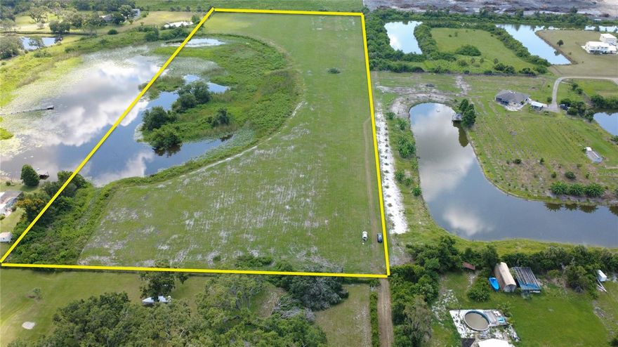 Look no further! A beautiful pond view property over 15 acres. The property Zone Multiples Single Family Residence, consists close to +/- 10 acres of high and dry land with easement from Ellenton Gillete Rd. to 33rd St. E. and access of 37th St. E.  The property is conveniently located just minutes to I-75 to Lakewood Ranch or St Petersuburg, Tampa and Sarasota.  You can build your own dream home or multiples single family residences on this beautiful land.  Zoning: PD-R, Future Land Use: RES-3.  Buyers to verify all the informations with Manatee County.  Manatee County is the fastest growing county in Florida.