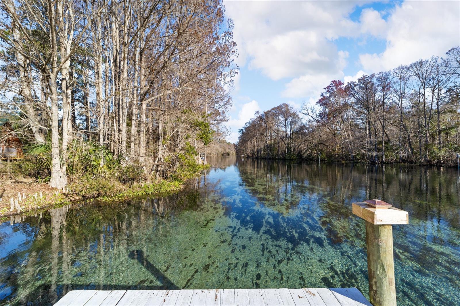 Escape to your own slice of paradise with this exquisite luxury cottage, nestled along the crystal-clear waters of the Rainbow River in the serene Rio Vista subdivision. Built in 2008, this charming retreat is perfect as a romantic hideaway, a lucrative short-term rental, or the foundation for your dream home on a spacious .32-acre lot with nearly 80 feet of private river frontage.
Step inside to discover a gourmet kitchen that’s a chef’s delight, featuring a professional-grade Viking stove and range, premium appliances, elegant shaker cabinetry, gleaming granite countertops, and a custom brick backsplash. The open-concept living and dining area exudes warmth with soaring vaulted wood ceilings, plush seagrass carpeting, and rich brick flooring, creating an inviting ambiance for relaxation or entertaining. The airy Main Suite area, seamlessly connected to the living space, offers serene comfort with luxurious seagrass carpet, while the spa-inspired Master Bath boasts an oversized granite-topped vanity, a tiled shower, brick floors, and a convenient stackable washer/dryer.
Need extra space? A versatile loft with pull-down stairs provides additional sleeping quarters or ample storage. The cottage is crafted with durability and style in mind, featuring Hardie board siding, energy-efficient Anderson windows and doors, a sleek galvanized metal roof, and a tankless water heater for modern convenience.
Outside, the expansive screened porch with brick flooring offers breathtaking river views, perfect for morning coffee or evening sunsets. The meticulously landscaped yard, complete with a matching storage shed, leads to your private dock and swimming area, inviting you to dive into the pristine waters of the Rainbow River. Currently a sought-after VRBO/Airbnb rental generating $350 a night, this cottage is both a tranquil retreat and a proven investment opportunity. As part of the exclusive Rio Vista community, you’ll enjoy access to a private 4-acre park with a boat ramp, picnic pavilions, and restrooms. Located in the vibrant small town of Dunnellon, you’re just minutes from charming shops, the World Equestrian Center, Historic Downtown Ocala Square, and the natural wonders of Florida’s Nature Coast.
Don’t miss this rare opportunity to own a piece of Rainbow River paradise—schedule your private tour today!