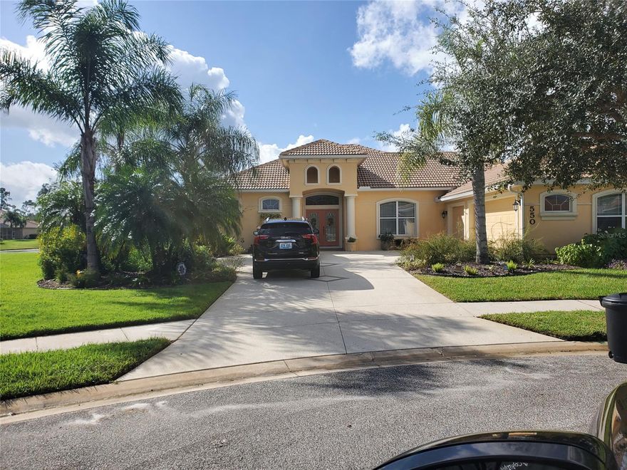 Estate lot paradise wrapped in water all around you. This large open floorplan includes an over sized pool with swim jet feature and electric heater. There is tile and crown molding, granite counters and high end finishes. All information is intended to be accurate but is not guaranteed. ;Water: City