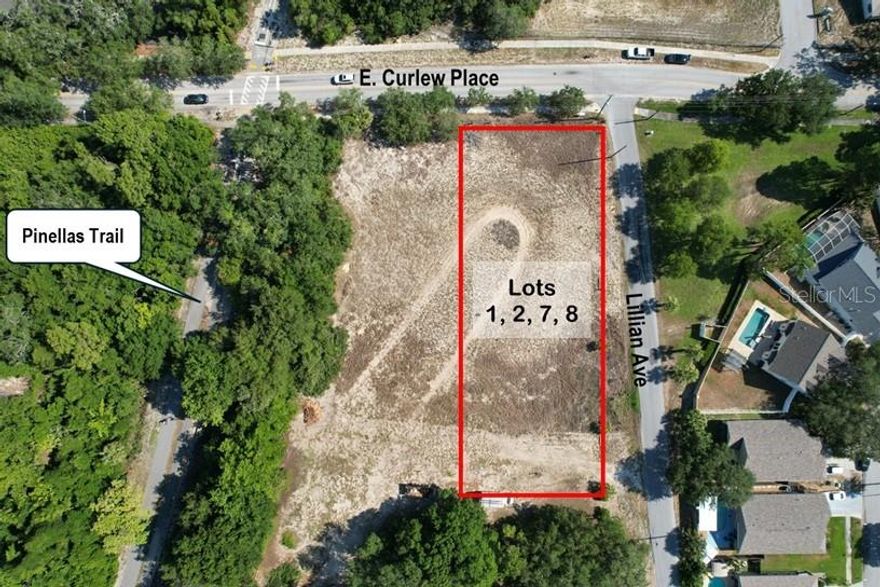 Lillian - East lot

Another lot for sale

Parcel Number

24-27-15-62190-001-0010

Lots: 1, 2, 7, 8

Rare High-and-Dry Old Florida Property on 0.56 Acres This 0.56-acre lot offers a unique opportunity to build in a desirable Pinellas County location. Measuring approximately 100’ x 244’, the property is high and dry and, to the best of the owner’s knowledge, has never experienced flooding. Situated in a non-flood zone (buyer must verify via flood maps), this parcel combines peace of mind with prime convenience.

Adding to its appeal, the property is adjacent to the 45-mile-long Pinellas Trail, perfect for outdoor enthusiasts who enjoy biking, walking, or jogging. With frontage on South Curlew Place and rear access via a dedicated, undeveloped public right-of-way on Dorothy Street, the lot offers versatile options for development. Sewer and water lines are already available at the property line, making it ready for your vision.

Despite its tucked-away feel, this property is conveniently located near top local attractions:

· Tarpon Springs Sponge Docks: Less than 2 miles

· Sunset Beach: A little over 2 miles

· Palm Harbor: 3 miles

· Honeymoon Island State Park: 8 miles

· AdventHealth North Pinellas Hospital: Only 800 feet away

Whether you’re looking to build your dream home or invest in a high-potential property, this lot offers an exceptional combination of natural beauty, accessibility, and practicality. Don’t miss this chance to own a slice of Old Florida with modern amenities at your fingertips.