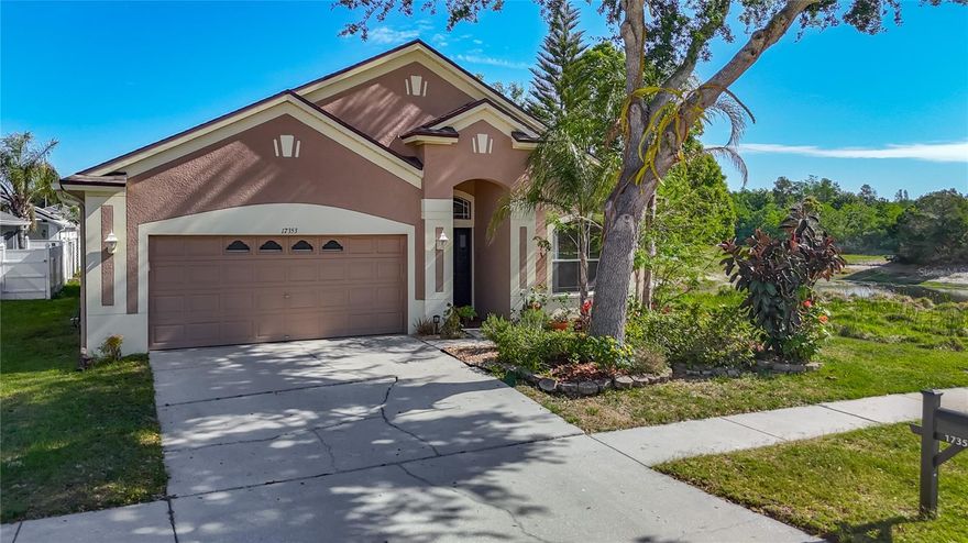 If you’re looking for space, natural light, and a peaceful setting—this is it. This 4-bedroom, 2-bath home offers over 1,900+ square feet on a desirable corner lot with beautiful pond views in the Suncoast Meadows community of Land O’ Lakes.

Inside, you’ll find wood and tile flooring throughout (no carpet), creating a clean, modern feel that’s easy to maintain. The home features a split floor plan with a spacious kitchen and family room combination—ideal for both everyday living and entertaining. The kitchen offers ample cabinetry and storage and flows seamlessly into the main living and dining areas. Large windows bring in an abundance of natural light, while the screened-in patio provides the perfect place to relax and enjoy the water view.

Additional conveniences include indoor laundry with washer and dryer, plenty of storage throughout, central A/C, double driveway and a generously sized garage.

Located in a community with a pool, parks, and playgrounds, and just minutes from the Veterans Expressway, shopping, dining, top-rated schools, and a nearby hospital—this home truly checks all the boxes for comfort and convenience. AVAILABLE NOW-SCHEDULE YOUR VIEWING TODAY!!