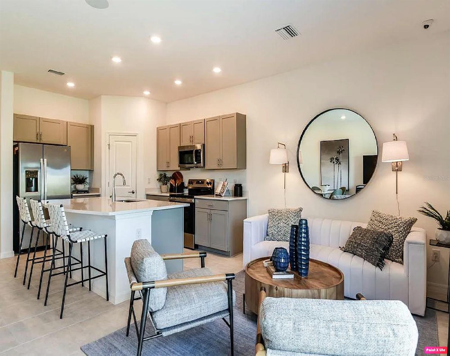 2024 built Marigold is an end unit townhome encompassing around 1,553 sq. ft. featuring 3 bedrooms, 2.5 bathrooms, and a 1-car garage. With a spacious great room and an open kitchen, this townhouse exudes a light and airy ambiance. The kitchen island serves as an ideal spot for both meal preparation and entertaining guests. A sizable rear patio offers additional outdoor living space. Convenience is enhanced with a one-car garage and a downstairs half bath. Upstairs, two bedrooms share a full bath, while the owner's suite impresses with its large walk-in closet and double vanity and a loft too. Multiple storage options include under-stair storage, a spacious walk-in kitchen pantry, a separate laundry room, a linen closet, and three bedroom closets. Do not miss the opportunity and reasonably priced for the lease. Apply using this link: https://apply.link/Hn90Vgc
