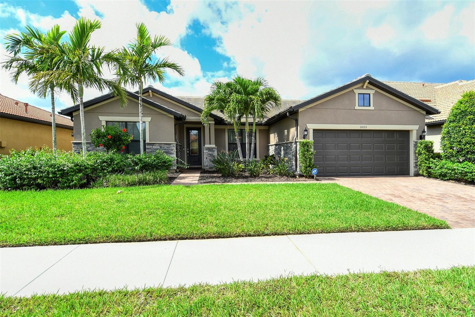 Architectural Elegance combined with Advanced Technology in this uniquely designed Tangerly Oak floor plan* Nearly $275,000 in upgrades* Gourmet kitchen has approx. $30,000 in upgrades* Over $32,000 in flooring (no carpets)* $15,000 in bathroom upgraded features* Most notable is the whole house Photovoltaic solar power system by Tesla with 2 back up batteries & garage outlet for EV charging* 3 generous bedrooms & 3 full baths* One bedroom has built in custom Murphy bed with desk* Hurricane impact windows & doors throughout for lower insurance costs* Great room features custom built ins* Additional bonus/sun room * Extended lanai with motorized shade* Pre-plumbed for outdoor kitchen* Garage with 4 ft. extension, resurfaced polyaspartate floor & air conditioned gym room* Haiku & Casablanca fans* Large eat-in area in kitchen with walk-in pantry* Upgraded stone facing & & exterior self-washing paint* Kinetico water softener* Additional upgrades to please the most discriminating buyers* Sandhill Preserve is one of Palmer Ranch's newer communities with only 302 homes* The community features a community pool, jacuzzi, fitness center, pickle ball, club house, fire pit, barefoot bar area tennis & more. Located in the heart of Palmer Ranch just minutes from world famous Siesta Key beach, shopping, restaurants & Legacy bike trail*