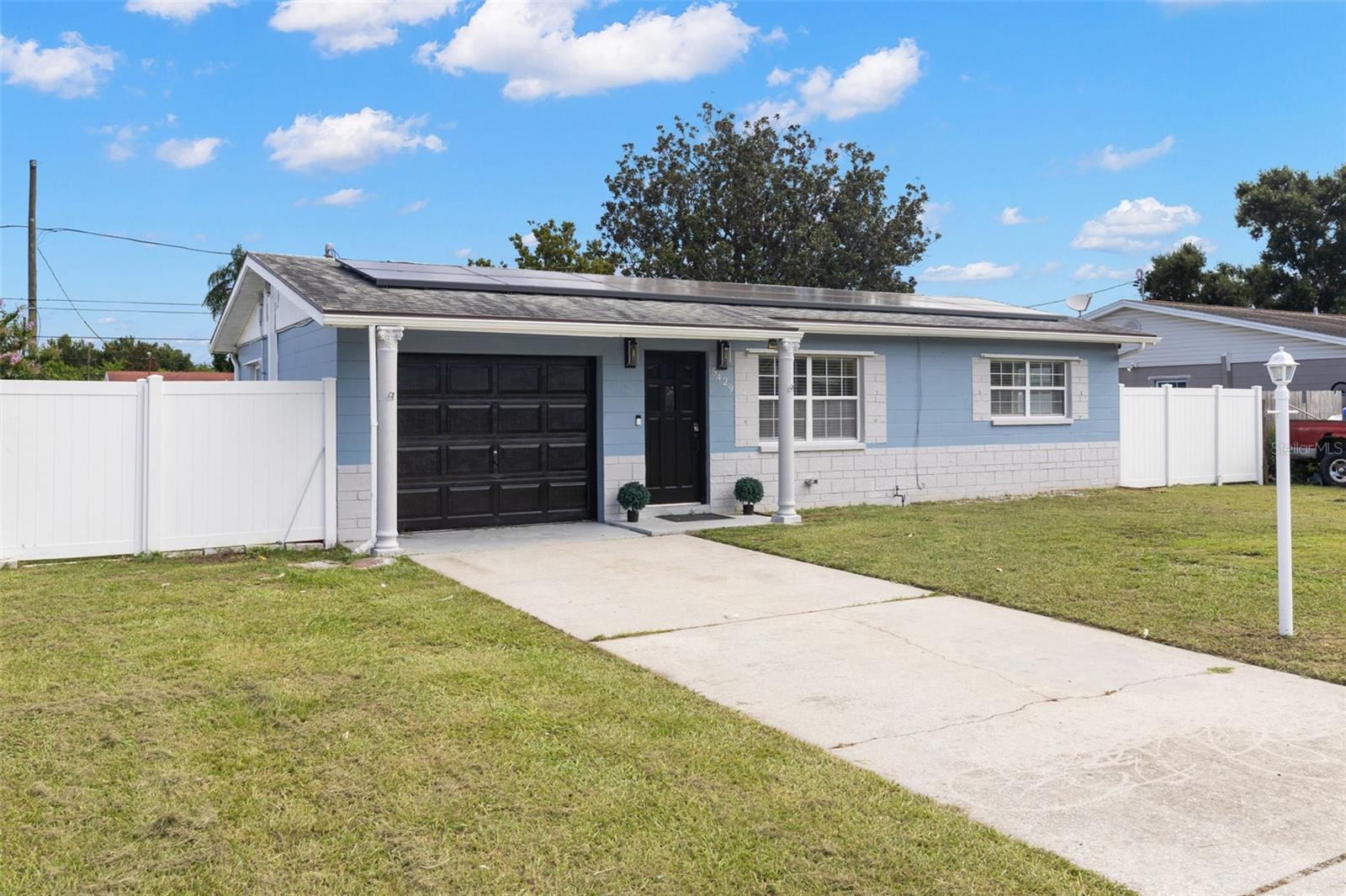 Discover this beautifully upgraded gem in the heart of St. Petersburg! This 2-bedroom, 1-bath, 1,122 sq. ft. home has been fully updated within the last 5 years and meticulously maintained. Recent upgrades include a brand-new 2025 AC system, 2024 water heater, luxury vinyl flooring, and a vinyl privacy fence. The stylish kitchen features new stone countertops, backsplash, a 2025 refrigerator, new microwave, and a charming coffee/storage extension. Renovated bathroom, new patio storage unit, and artificial turf in the backyard add modern comfort. Enjoy the above-ground pool with deck (brand-new pool to be installed before closing) and a spacious backyard with two storage units. Move-in ready and truly a rare find—this one will not last!