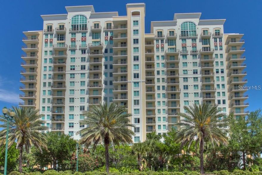 LOCATION, LOCATION, LOCATION. Beautiful turnkey furnished condo available to rent in the sought after community of the Alinari. This one bedroom, two full bathroom property has an open floor plan, living room/dining room/kitchen combination and an office nook. The kitchen has solid stone counter tops, a closet pantry, stainless steel appliances, lots of cabinet and counter space and breakfast bar. The primary bedroom has a queen sized bed, views of the Sarasota Bay, large walk in closet, on suite bathroom with double sinks, garden tub and a stall shower. The second bathroom has a stall shower. Stacked washer and dryer. The condo has a patio to enjoy with views of the gorgeous Sarasota Bay, Ringing Bridge and much more. The Alinari has amenities a plenty with a community pool, hot tub, wine room, theater, library, meeting rooms, BBQ grills, guest suites and onsite concierge with 24 hour security.  CALL TODAY AS THIS WILL NOT LAST LONG.