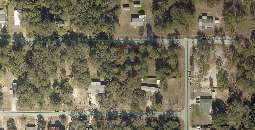 PAVED ROAD, no flood zone. Build your new home here in the sunshine state. 0.21 acres = 9,148 Sq Feet of space. This lot is Marion County
parcel 3500-009-029 . Rainbow Springs Heights is the name of the subdivision. GPS Coordinates to center of property: 29.069493, -82.303399. Enter the coordinates into google or apple maps for directions. This listing address is not an official address and is just for listing purposes. The seller has other vacant lots in the same area available that are not posted; ask for a list to choose from. Zoned R-1, mobile homes not allowed.