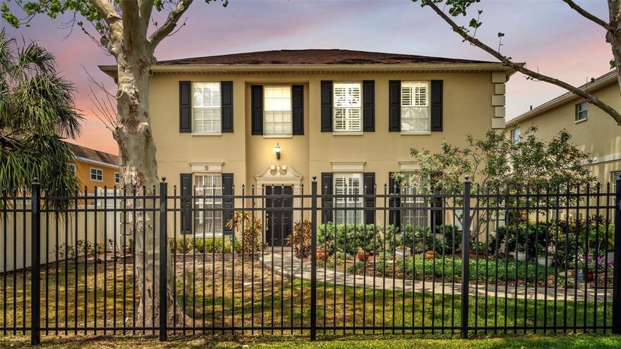 Welcome to effortless South Tampa living in this stylish 2-bedroom, 2.5-bath townhouse offering the perfect blend of comfort, charm, and convenience. This thoughtfully designed home features spacious living areas, two private bedroom suites, and a convenient half bath for guests and a courtyard. The kitchen is beautifully appointed with granite countertops and ample prep space, while the main living area showcases engineered hardwood floors throughout the first level for a warm and polished feel. Both bathrooms have been tastefully updated, adding a fresh and modern touch. Step outside to a beautifully designed private courtyard featuring turf, pavers, and lush climbing vines perfect for relaxing, entertaining, or enjoying quiet mornings outdoors. A detached 2-car garage adds valuable storage and convenience, while the secured gated front entrance offers added privacy and peace of mind. Ideally located in the heart of South Tampa, this home places you just minutes from top dining, shopping, entertainment, and everything this highly desirable area has to offer.