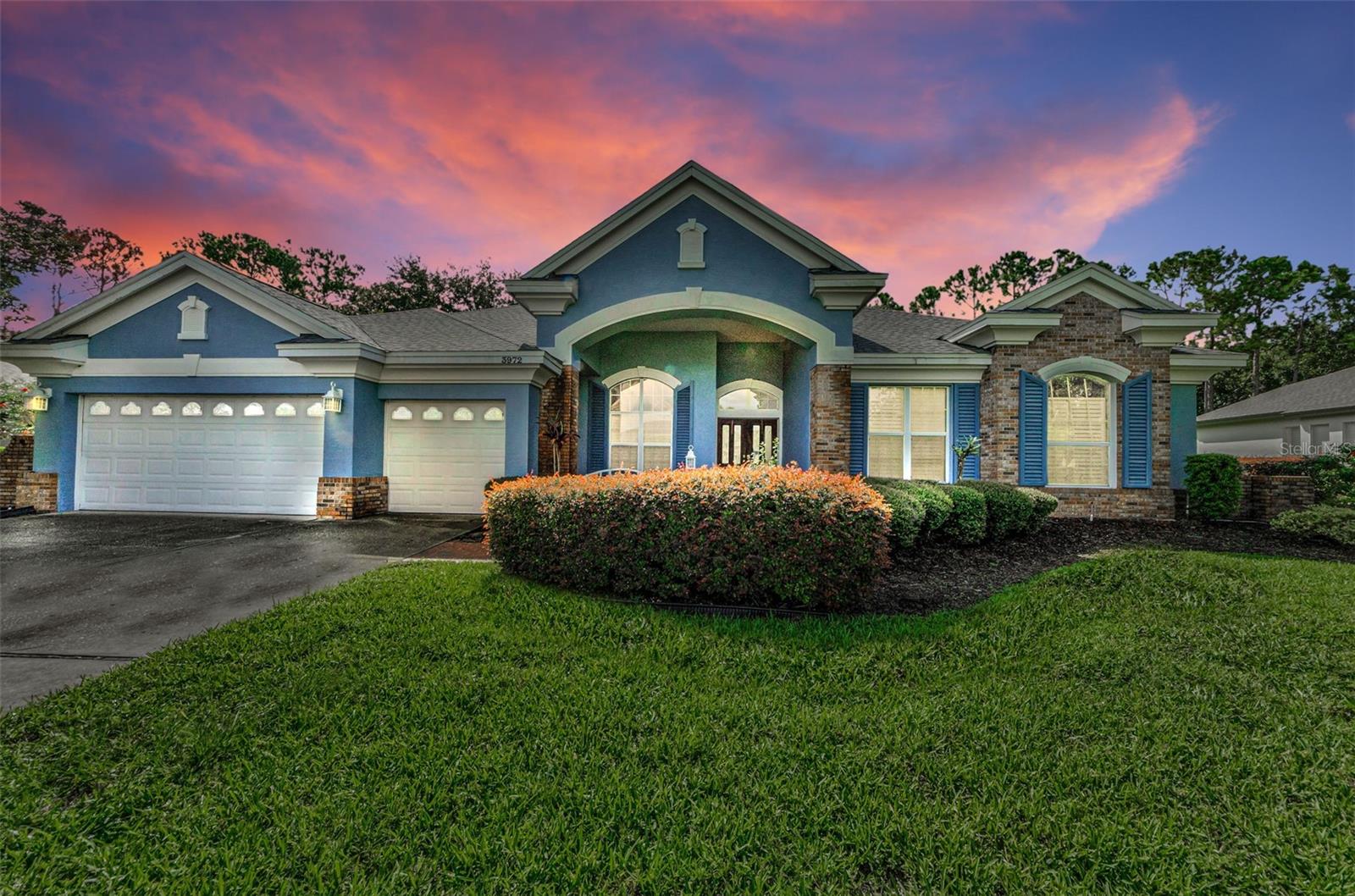 Welcome to 3972 Mimosa Place, a well-maintained two-story Arthur Ruttenberg home situated on a 0.52-acre fenced lot in the Lansbrook community of Palm Harbor. Offering 4,395 sq. ft. of living space, this residence includes 5 bedrooms, 3 full baths, and 2 half baths, along with a 3-car garage for ample parking and storage. This specific home is a unique Arthur Ruttenberg build, as the back of the home has an extra upstairs bonus room custom designed by an architect for the owner when the house was first built.
Interior highlights include a renovated kitchen with shaker cabinetry, quartz countertops, farmhouse sink, and stainless steel appliances. The home features high ceilings, plantation shutters, recessed lighting, and a fireplace. The primary suite includes two walk-in closets and updated bath. Recent improvements include a new roof, new HVAC system, providing added value.
A beautiful sun room and living room with access to the screen-enclosed pool and covered lanai, designed for outdoor enjoyment.
The Lansbrook community offers:
Private Lakefront Park on Lake Tarpon with boat ramp, bathrooms, docks, playground, pavilion, and amazing scenery and landscaping
Lansbrook Commons Park with soccer, football, volleyball, basketball facilities and bathrooms
Miles of walking and biking trails
Lansbrook Golf Courses located within the neighborhood
A YMCA is located at the entrance to the neighborhood. Shopping, dining, and daily conveniences are close by, and easy access to Tampa International Airport.