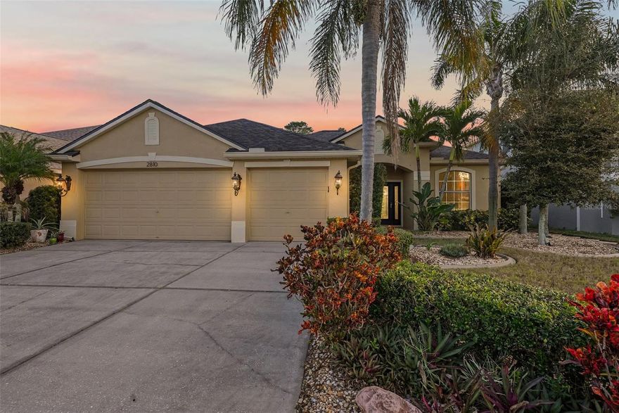 Welcome to this stunning 3-bedroom, 2-bathroom pool home, located in the desirable gated community of Key Vista, where residents can enjoy many amenities, including a clubhouse, fitness center, tennis/pickleball courts, volleyball courts, a heated pool and spa, and a playground. Just minutes from Tarpon Springs, New Port Richey and Trinity. This home offers easy access to Gulf beaches, parks, and top-rated schools. The property is nestled on a quiet cul-de-sac and backs up to no rear neighbors. Lush landscaping and a backyard oasis great for entertaining. New roof - 2024, Primary bath remodel - 2023, Pool resurfaced - 2022. Don't miss your chance to own this amazing home—schedule your showing today before it’s gone!