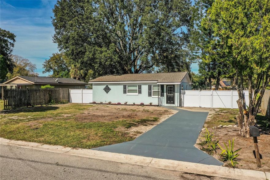 Welcome to this beautifully updated 3 bedroom, 2 bathroom home offering 1,100 square feet of heated living space, thoughtfully redesigned with a modern HGTV-inspired finish throughout. Practically everything is new — including a new roof, new A/C, new water heater, updated plumbing, updated electrical, new cabinets, countertops, flooring, and fixtures — giving buyers true move-in-ready peace of mind. Qualifying for low down payment assistance programs like USDA and listed below 275k! So, a lower sales price coupled with lower end property taxtes of 1227.38 will keep your payment more affordable! But wait, there's more! The seller is also offering owner financing options! Ask the listing agent for details.

The open living area flows seamlessly into a stunning kitchen featuring white shaker cabinetry, stainless steel appliances, stone countertops, and stylish tile backsplash, perfect for everyday living and entertaining. Both bathrooms have been completely remodeled with contemporary vanities, designer tile, and sleek black hardware.

Outside, enjoy a fully fenced backyard on a .16-acre lot, ideal for pets, gatherings, or future outdoor upgrades. Fresh curb appeal and a clean, modern aesthetic complete the package.

Located just minutes from shopping, dining, schools, and major roadways, this home combines modern comfort with everyday convenience.
Homes this updated rarely come available — schedule your showing today!