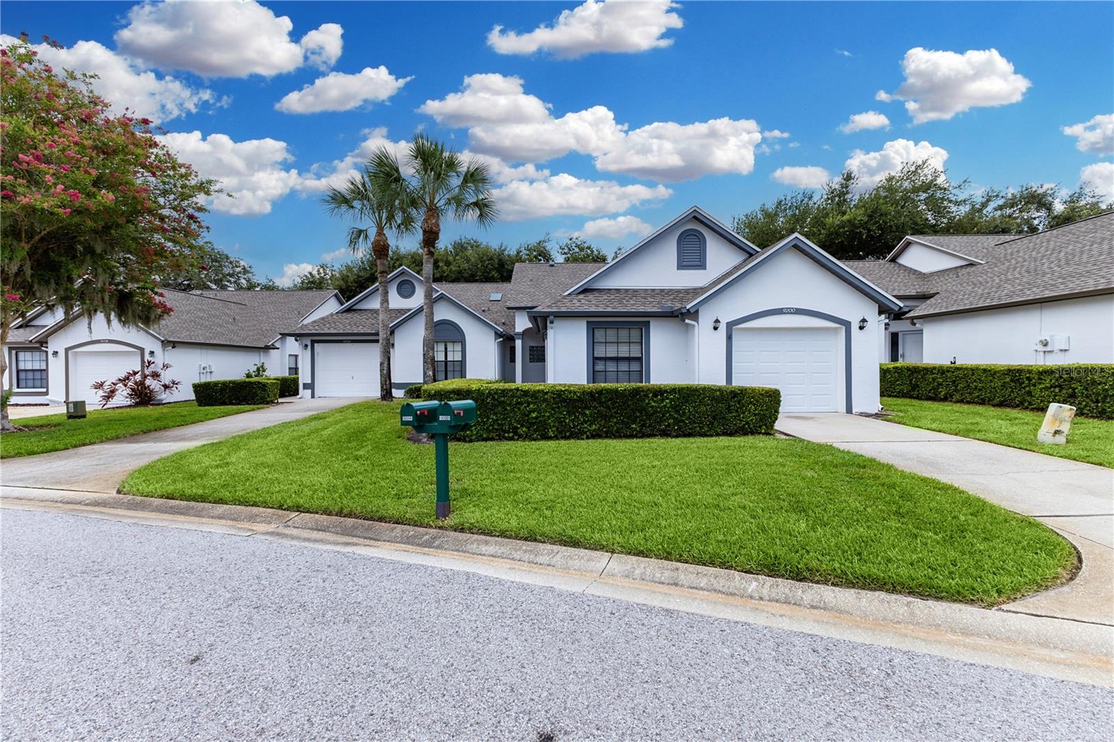 GET THIS ONE BEFORE ALL THE SNOWBIRDS DESCEND! … and MOVE RIGHT IN WHEN YOU’RE READY! This 2/2 Home in the ALL AGES GOLF COMMUNITY of Seven Springs Golf and Country Club is a highly coveted unit for a number of reasons - 1) the GOLF COURSE VIEW, 2) it’s one of the largest units in the community, 3) the HIGH CEILINGS, 4) the ATTACHED GARAGE, and 5) it’s HIGH & DRY location in a NO FLOOD ZONE. As soon as you swing open the front door you will feel the luxury of the wide open spaces, and the abundance of LIGHT. CATHEDRAL CEILINGS cap the Large Living Room / Dining Room Combination, but the layout is so big you’ll notice that there is even space for a desk or china cabinet, AND there’s a coat closet - a TRUE BONUS in FLORIDA !!! Expanding the space even more - there is a LARGE ENCLOSED LANAI with a small patio off the Living Room that looks onto the Golf Course - beauty & entertainment all day long! The PRIMARY BEDROOM ENSUITE is also AMAZING - it boasts HIGH CEILINGS, it’s SPACIOUS, it has Golf Course Views, and it has three, that’s right 3 LARGE CLOSETS! Meanwhile the PRIMARY BATH features a VANITY with LOTS OF COUNTER SPACE, a GARDEN TUB, a WALK-IN SHOWER, a LINEN CLOSET, and a strategic SKYLIGHT that floods the room with light! On the other side of the house you will enjoy the BIG, BOLD, BRIGHT KITCHEN. This dream space is fitted with an LARGE ISLAND, a LARGE PANTRY, an EAT-IN AREA, a SKYLIGHT, a REVERSE OSMOSIS SYSTEM, an INDOOR LAUNDRY CLOSET, and is EQUIPPED with dish ware, cook ware, kitchen equipment, and supplies for EASY MOVE-IN CONVENIENCE! Your guests on the complete opposite side of the unit will enjoy privacy in a big bedroom with a large closet, and they’ll appreciate the thoughtful layout of the LARGE GUEST BATHROOM divided into 2 separate spaces by a POCKET DOOR. The pocket door allows one person to shower while another person can access the LINEN CLOSET and use the VANITY with LOTS OF COUNTER SPACE. SEVEN SPRINGS GOLF & COUNTRY CLUB is
a fantastic community in an awesome location! If you like peace and serenity, the
nature scapes are sure to please. If you like activity, then join the other members by
treating yourself to entertainment such as 36 Holes of Golf, a Driving Range, Putting
Greens, a Chipping Area, a Dining Room, a Bar, a Grill, TWO Swimming Pools (one is HEATED), Fitness Rooms, Tennis Courts, Pickle Ball, Bocce Ball, Locker Rooms,
and plenty of activities and clubs - Aquacise, Art Club, Book Club, Canasta, CyclePaths,
Euchre, Garden Club, Ladies Golf Association, Mah-jongg, Men’s Golf Association,
Mexican Train Dominoes, Pinochle, Stitch & Chat, Tennis, Yoga & Chair Yoga, and
Zumba Toning! And if relaxing by THE GULF is your favorite pleasure, then tickle your
toes in the sand at the nearby BEACHES of Fred Howard Park, Sunset Beach, or
Honeymoon Island! And one of America’s favorite’s - Clearwater Beach isn’t too far off
either! This home is in convenient proximity to shopping, entertainment, worship, and
medical facilities. In addition to all of these amazing amenities, the modest HOA fees
cover a 24-Hour Guarded Gate, Basic Cable, Basic Internet, Maintenance of the
Exterior, Maintenance of the Grounds, Water, Sewer, and Trash, as well as FULL ACCESS to COMMUNITY AMENITIES! The ROOF is 2024, the AC is 2025, the WATER SOFTENER is 2025, and the Exterior Paint was recently updated. This unit is being sold FULLY EQUIPPED & FULLY FURNISHED. It’s time to start ENJOYING EASY LIVING!