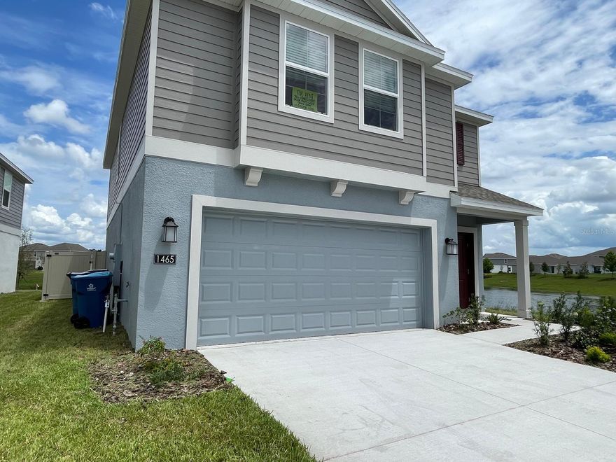 Limited time: first month’s rent is half off!! Welcome to this beautiful, fenced corner-lot single-family home in the heart of Davenport, FL, offering breathtaking lake views. This spacious residence features 4 bedrooms, 2.5 bathrooms, and 1,879 square feet
of inviting living space. Inside, you’ll find a bright and open floor plan ideal for family living and entertaining. The kitchen is a dream for any cook, showcasing premium stainless-steel appliances, elegant countertops, and plenty of cabinetry for storage. The master suite
serves as a peaceful retreat, complete with a large walk-in closet and a luxurious bathroom featuring dual vanities and a walk-in shower. Each additional bedroom is generously sized, perfect for family or guests. Step outside to enjoy the fenced backyard, where a thoughtfully designed concrete patio provides an ideal spot for relaxation or summer get-togethers. Situated in a welcoming and tranquil neighborhood, this home offers easy access to top-rated schools, shopping, dining, and major highways—combining comfort, convenience, and style in one perfect package.