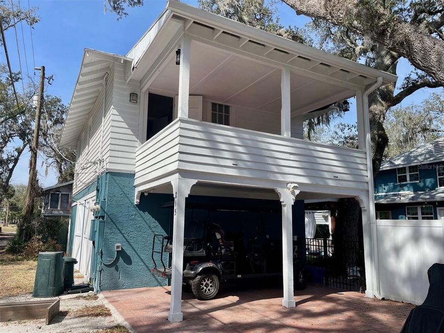 Charming 1-bedroom, 1-bath historic garage apartment available now in beautiful Sanford! Offering 600 sq ft of thoughtfully designed living space plus a spacious 120 sq ft porch, this home features a separate living area, dining nook, and a built-in workspace perfect for remote work. The well-equipped kitchen includes microwave, range, dishwasher, and refrigerator. Washer and dryer are included for added convenience. Enjoy two parking spaces (one covered, one uncovered) and water included in the rent. One pet welcome with approval. Renters insurance required. $1,500/month.