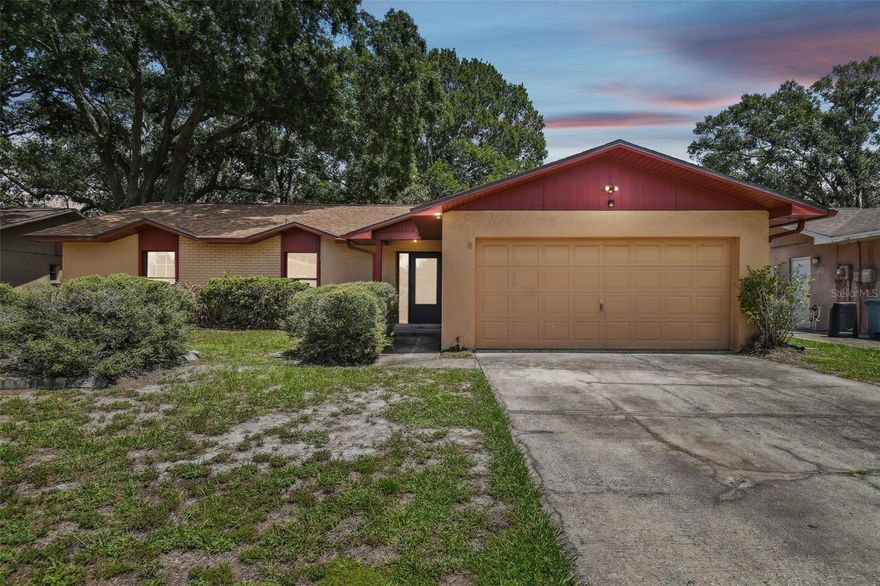 Located in the well-established neighborhood of Town N’ County, this great 3-bedroom 2-bath ranch-style home is waiting for the perfect family! The 2-car garage offers ample parking and is located to the right of the home so you can fit multiple vehicles at ease. Fenced and shaded by soaring oaks with privacy and great separation from all the neighbors. Enjoy entertaining in the lovely spacious living/dining area. Sliding glass doors in the oversized family room will lead you out to your fully fenced backyard with a fully screened enclosed patio with an Orange Tree. Per the seller, the roof was replaced last year! This home is conveniently located close to all major highways and minutes away from Tampa International Airport, Buccaneer’s Stadium, Downtown Tampa, and all that Tampa Bay has to offer.  Don’t miss your opportunity to make this home your own.  Make your appointment today!