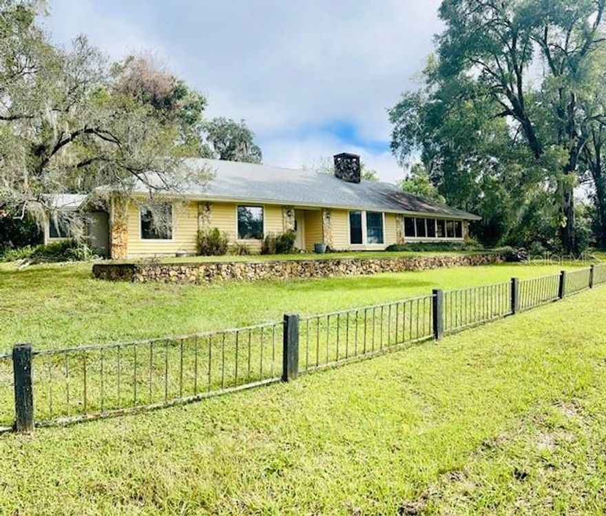 UPDATE: New price!
Welcome to this stunning 3-bedroom, 3-bathroom residence nestled on an oversized lot with a refreshing pool and a 2-car garage. The interior boasts a sunken living area, accentuated by a charming wood-burning fireplace, creating a cozy atmosphere for gatherings. Revel in the spacious master bedroom that offers not only tranquility but also two bonus flex spaces perfect for a home office, gym, or creative retreat. Additionally, this property features a delightful Florida room, and for those seeking extra space, there's an outdoor oasis—an inviting man cave or she shed, fully powered for your convenience.