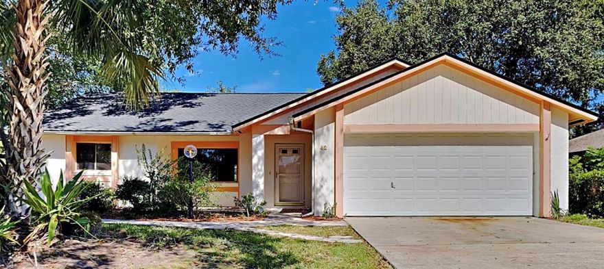 Welcome home to this 3bedroom, 2 bath Palm Coast POOL home with an attached 1/1 guest or multi-gen suite with a separate entrance. Move in ready with NEW ROOF, Newly painted interior, New floors, updated kitchen and baths. Step out your back door onto a covered patio with a utility sink, then splash into the screened pool with freshly painted deck. The master suite consists of a spacious sleeping area, full size walk-in shower, extended vanity, granite countertops, and 2 ample closets. 2 more bedrooms, a full bath, and inside laundry room complete the interior. Located just minutes from the beaches, Intracoastal waterway, dining, entertainment, and major roads to popular work centers. Book your private showing today. ;Water: City