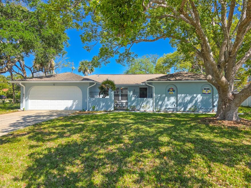 Welcome to a truly unique home in the heart of Ormond Beach. Perfectly located just minutes from local favorites, dining, and the iconic Granada Bridge, providing easy access to A1A and the beach! This meticulously maintained 3bd, 2ba home offers just under 2,100 sq ft of versatile living space with timeless character throughout, including original terrazzo flooring that adds both charm and durability. Designed with flexibility in mind, the primary suite and one guest bedroom each feature sitting rooms, perfect for a home office, reading nook, nursery, or private retreat. The home is currently set up for entertainment, with 2 spacious living areas, one that accommodates a pool/ping pong table combo (which the sellers are happy to include), making it ideal for hosting game nights and gatherings. The kitchen is well-appointed with granite countertops and stainless-steel appliances, offering both style and functionality.
Step outside to a large enclosed rear patio, an extension of the living space that's perfect for entertaining year-round. Situated on a generous corner lot, the property also includes a 12x10 shed for additional storage and a 2-car garage. If you're looking for a home that blends location & character, this one is a must-see!