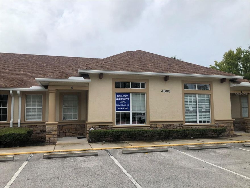 Intriguing investment opportunity - Office Condo in West Pointe Plaza Condominium complex between US 1 and I-95. Professionally finished with 5 offices, entry/lobby area and ADA bathroom. Currently used as chiropractic office, but could still be home to a variety of other office types.