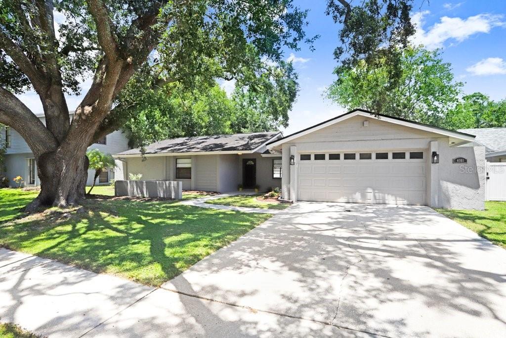 BEAUTIFULLY RENOVATED CARROLLWOOD POOL HOME! This MOVE-IN-READY pool home is tucked away on a quiet CUL-DE-SAC in the sought-after Country Place community, right in the heart of Carrollwood. Stylish + UPDATED throughout, this home combines modern finishes with everyday functionality. Enjoy peace of mind with a NEWER ROOF (2018), NEW WATER HEATER (2019), and NEW PERGO LVP FLOORING (2024), BASEBOARDS (2025), INTERIOR DOORS (2024), + INTERIOR PAINT (2025).
The OPEN-CONCEPT kitchen is perfect for entertaining, with GRANITE COUNTERTOPS, STAINLESS STEEL APPLIANCES, and direct access through FRENCH DOORS to your BACKYARD OASIS. There's plenty of space for play, pets, and entertaining + the yard is FULLY FENCED for privacy. Enjoy beautiful MATURE OAK TREES, providing shade and charm! The owner's bath offers DIRECT ACCESS TO THE POOL, perfect for rinsing off after a swim. Both bathrooms have CUSTOM CABINETRY + SPA-LIKE granite to match throughout. This METICULOUSLY MAINTAINED home is truly TURNKEY!
Located just minutes from Dale Mabry, the Veterans Expressway, and I-275, this home makes commuting easy and is close to highly coveted schools, dining, shopping, and more!