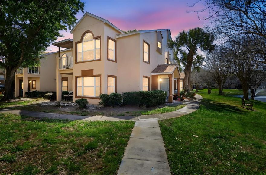 Relax and enjoy beautiful waterfront views from this well-maintained 2-bedroom, 2-bathroom one-story condo. This move-in ready home offers a carpet-free interior, fresh interior paint, upgraded plumbing, and granite countertops that add a stylish touch to the kitchen.
The open-concept layout creates a comfortable flow between the living, dining, and kitchen areas, making the space ideal for both everyday living and entertaining. Both bedrooms are generously sized, and the primary suite features a private en-suite bathroom for added comfort. Large windows bring in plenty of natural light, creating a bright and inviting atmosphere.
Step outside to your private outdoor area and take in the peaceful water views—perfect for morning coffee or relaxing at the end of the day.
The community offers great amenities including a swimming pool, fitness center, tennis courts, clubhouse, dog park, playground, and car wash station. Conveniently located near shopping, dining, and major roads, this condo is perfect for a primary residence, seasonal home, or investment opportunity.