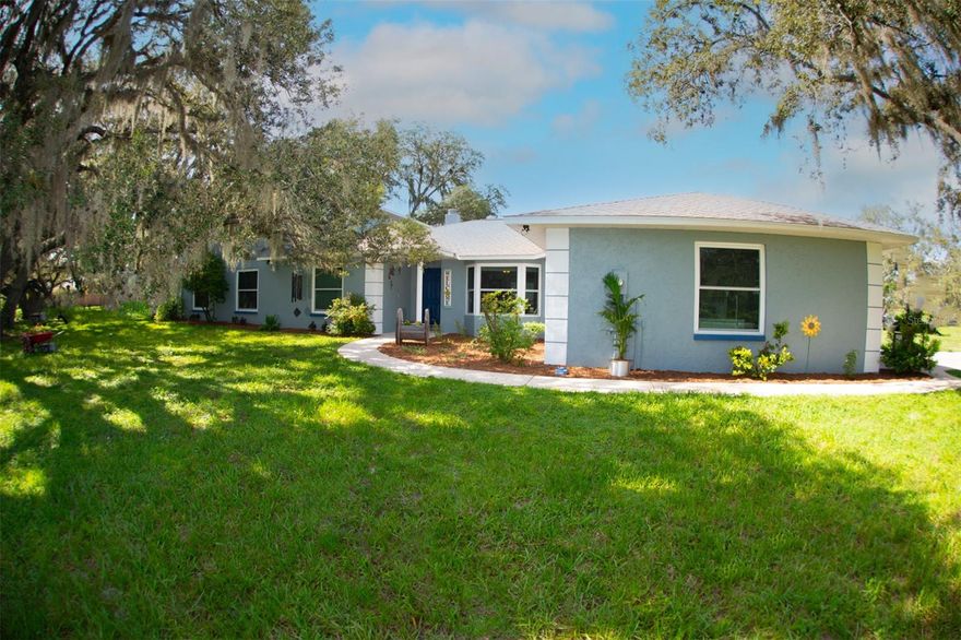 Motivated Sellers-Must See! Welcome home to your piece of paradise. Plenty of room for your family and all your pets. Beautiful 4 bedroom/3.5 bathroom pool home with over 3,300 sf of living space located on 4.8 acres. Home was completely remodeled in 2020, including installation of PGT hurricane impact resistant windows and doors. Open kitchen, perfect for entertaining with large 12' island and walk-in pantry. Living room with fireplace, and a den/office. All 4 bedrooms and 3 bathrooms located on the first floor. Master bedroom with walk-in closet, master bath with soaker tub, walk-in shower, and laundry hookups. 2nd laundry hookups located in the 2-car garage. 2nd floor great room with 1/2 bath and deck feels like a tree house surrounded by the large mature live Oak trees. French doors from the living room open out to a large screened in lanai. Perfect for relaxing evenings by the pool. Fully fenced yard includes; a large barn with an air-conditioned office, covered RV parking pad, 4-run pig pen, bird coop, cow/horse/goat pen with running water, large mature live Oak trees throughout the property, 2 Orange trees, and plenty of room for a garden. Other recent improvements include; pool resurfaced, new pool equipment, new air conditioner, new appliances and a tankless water heater (all in 2020). Located just minutes away to the many amenities of Lakewood Ranch, Sarasota and Bradenton. Less than 1 hour to the Tampa (TPA) Airport and 30 minutes to the Sarasota Airport (SRQ). Enjoy the peaceful country life yet only 45 minutes to the award-winning Gulf Coast beaches. This is your opportunity to be close to everything yet feel miles away. 
Note: Owners own the mineral rights to the property, which will convey to the new owners upon sale of the property.
