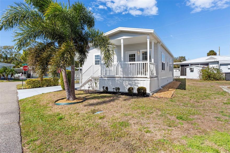 Enjoy this spacious, sun-filled lot in a serene, land-owned 55+ community. This beautifully maintained home is selling furnished, offers 1% lender credit, and is truly move-in ready, featuring 9-foot ceilings, drywall walls throughout, bright living spaces, tasteful finishes, and a welcoming layout ideal for both relaxing and entertaining. Benefit from an affordable $600 annual HOA and a lively community with a variety of engaging social activities. Ideally located just minutes from I-75, Ellenton Premium Outlets, dining, medical facilities, and the stunning Gulf Coast beaches, this is your opportunity to embrace the relaxed, fulfilling Tidevue lifestyle.