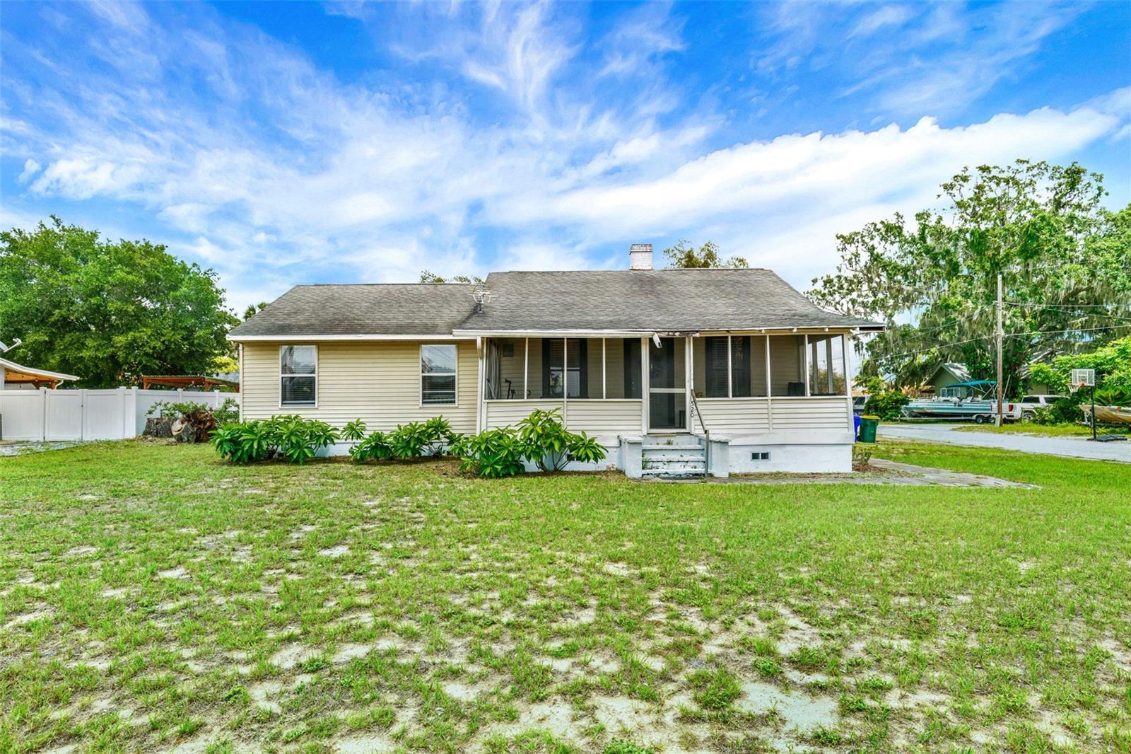 Relaxed Florida Living in the Heart of Tavares!
Discover comfort and convenience in this charming 2 Bedroom, 1 Bath home located in the desirable golf cart community of Tavares. Just a stone’s throw from lively downtown Tavares and the historic charm of Mount Dora, this property offers an ideal blend of laid-back living and easy access to everything you need, including a quick commute to Orlando, the many Theme Parks or the beach.
You'll love relaxing on the oversized screened front porch perfect for morning coffee or evening chats. Inside, the open floor plan flows easily from the living area to the dining space, with a handy pass through kitchen that keeps you connected while entertaining. The spacious primary suite features dual walk-in closets, while the guest bedroom also offers a generous walk-in closet great for guests or extra storage.
A separate laundry room adds convenience, and the fully fenced backyard with a storage shed gives you space for gardening, pets, or just enjoying the Florida sunshine in privacy. No HOA!!
Whether you're downsizing, investing, or just starting out, this home is move-in ready and full of potential. Golf cart to town events, waterfront dining, and more! Tavares living doesn't get better than this!