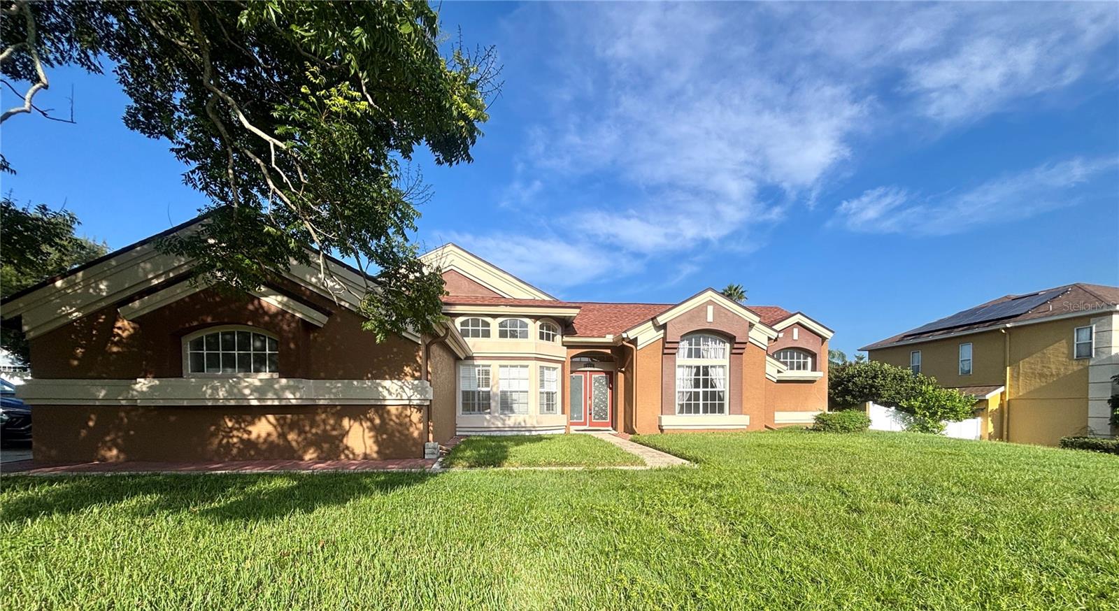 Beautiful home in a quiet upscale community at a convenient location: 4-minute walking distance to the MetroWest Elementary School, 1.4 miles to the Windermere Gotha Middle School, 2.5 miles to the Olympia High School, and 3 miles to the University of Central Florida Valencia West Campus; 5 miles to the Universal Studio, 7 miles to the Millenia Mall, 10 miles to the SeaWorld & International Drive major attractions, and ~30 minutes of drive to the Disney Theme Parks. This fantastic 5-bedroom, 3-bath home features a comfortable layout with well-apportioned bedrooms and bathrooms, a lovely kitchen with lots of counter and cabinet space, and many desirable features such as a split floor plan, corner lot, formal living and dining room, his-and-hers sinks and much more. Lawn mowing and fertilization services are included in the rent. All applicants are required to do a credit and background check. Renters insurance is required. Pets are accepted on a case-by-case basis (45 lbs or less, no puppies, kittens, large, or aggressive breeds).