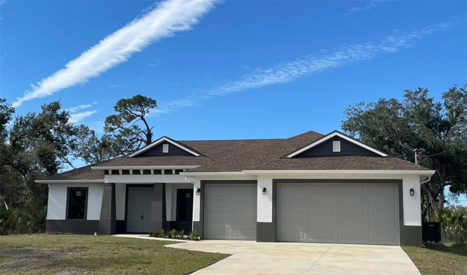 Under Construction. Custom home. $10K Seller Assistance, can be used for Rate Buy Down or Closing Costs, Buyers Choice! 4/2/3 plus DEN located in a rapidly growing city of North Port. Featuring backsplash in the kitchen, granite countertops and Pergo high end laminate floors throughout. Close to schools, shopping and I75. Perfect starter home, retirement home or home for anyone best describes this open floor plan. Wood soft close cabinets with granite counter tops in kitchen accompanied by stainless steel appliances and dishwasher. Upgraded finishes like recessed lights and ceiling fans make this a very desired model. Standard 1 year Warranty offered. Pictures are from a similar model and finishes may vary. All measurements should be verified by Buyers agent.