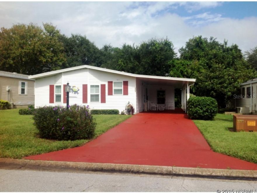 LOVELY IMMACULATE  2 BR/2BA Palm Harbor.  Enjoy the porch overlooking a very private backyard.  Inside laundry.  New roof 2005, A/C 2010 with 10 yr. warranty until 6/2020, new windows 2010, New dishwasher and range 2011, new shutters master bedroom and living room 2014.  Walk to the clubhouse, pool, spa, fishing pier, fitness room, pool tables, ceramic, horseshoes, shuffleboard, deeded private boat ramp.  Outside parking for either a boat or RV when available.  Move-in is available immediately if needed. ;Water: City