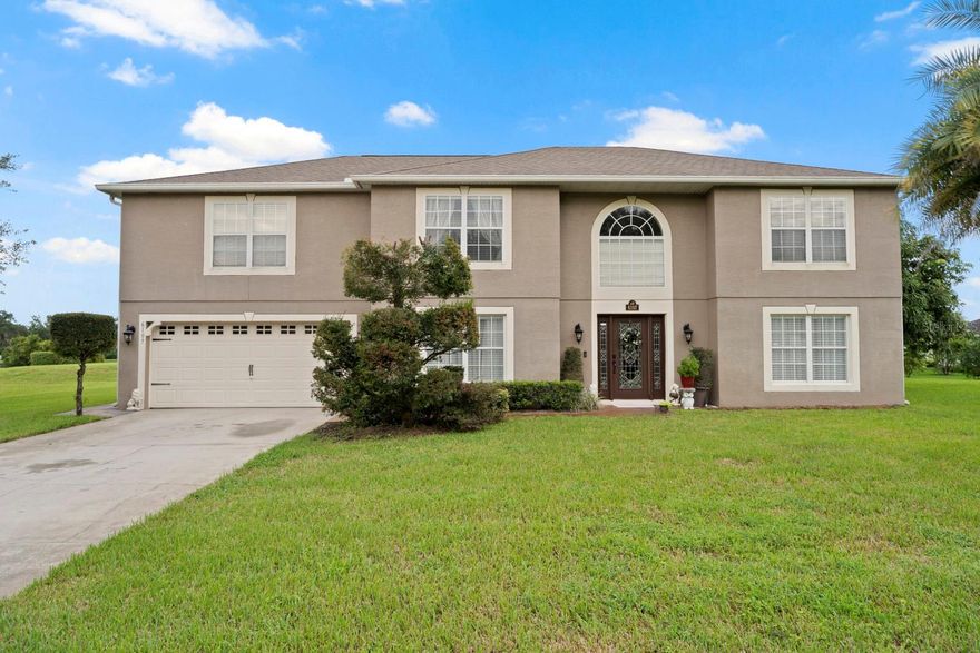 Welcome to 6107 Waterfield Way — a beautifully maintained 5-bedroom, 2.5-bath home on an oversized 0.6-acre lot in the quiet GATED Lake Lizzie Reserve community of Saint Cloud!

This stunning residence offers nearly 3,000 sq ft of living space with an open and flexible layout perfect for family living and entertaining. The main level features a bright and inviting living room, a formal dining area, and a large family room that flows seamlessly into the kitchen with bar seating and plenty of cabinet space.

Upstairs, you’ll find spacious bedrooms, including a generous primary suite with ample closet space and a relaxing ensuite bath.

Step outside and enjoy your private backyard oasis! The home features a custom outdoor kitchen and entertaining area, perfect for weekend BBQs or hosting guests. The yard offers plenty of space for a future pool, play area, or garden — ideal for anyone who values both indoor comfort and outdoor living.

Additional highlights include a 2-car garage, extended driveway, lake view and tons of furit trees! 

Located minutes from schools, shopping, Lake Nona, and major highways, this property blends suburban tranquility with modern convenience.

Don’t miss this opportunity to own one of the largest lots in Lake Lizzie Reserve with a beautiful home and outdoor entertaining setup — schedule your private tour today!